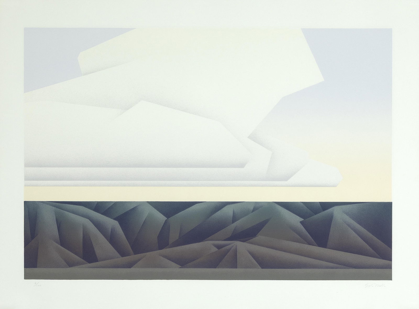 Ed Mell, Painted Desert, 1980 (1 of 2)