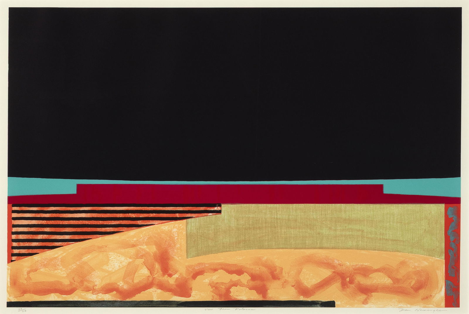 Dan Namingha, View of Polacca, 1991 (1 of 2)