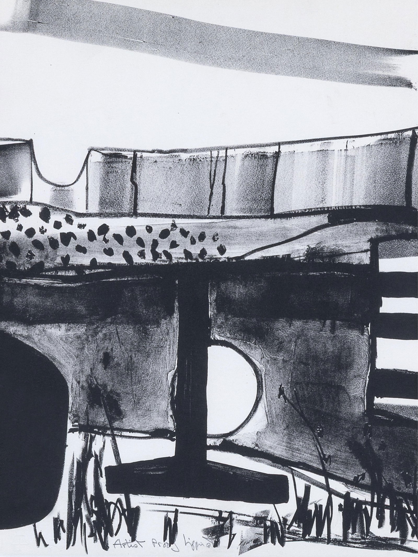 Janet Lippincott, Abstract Compositions, 1973 (1 of 3)