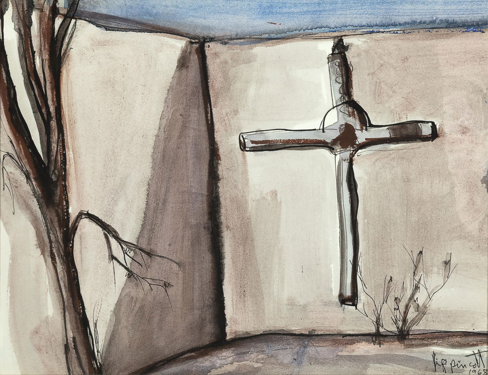 Janet Lippincott, Untitled (Cross), 1968 (1 of 2)