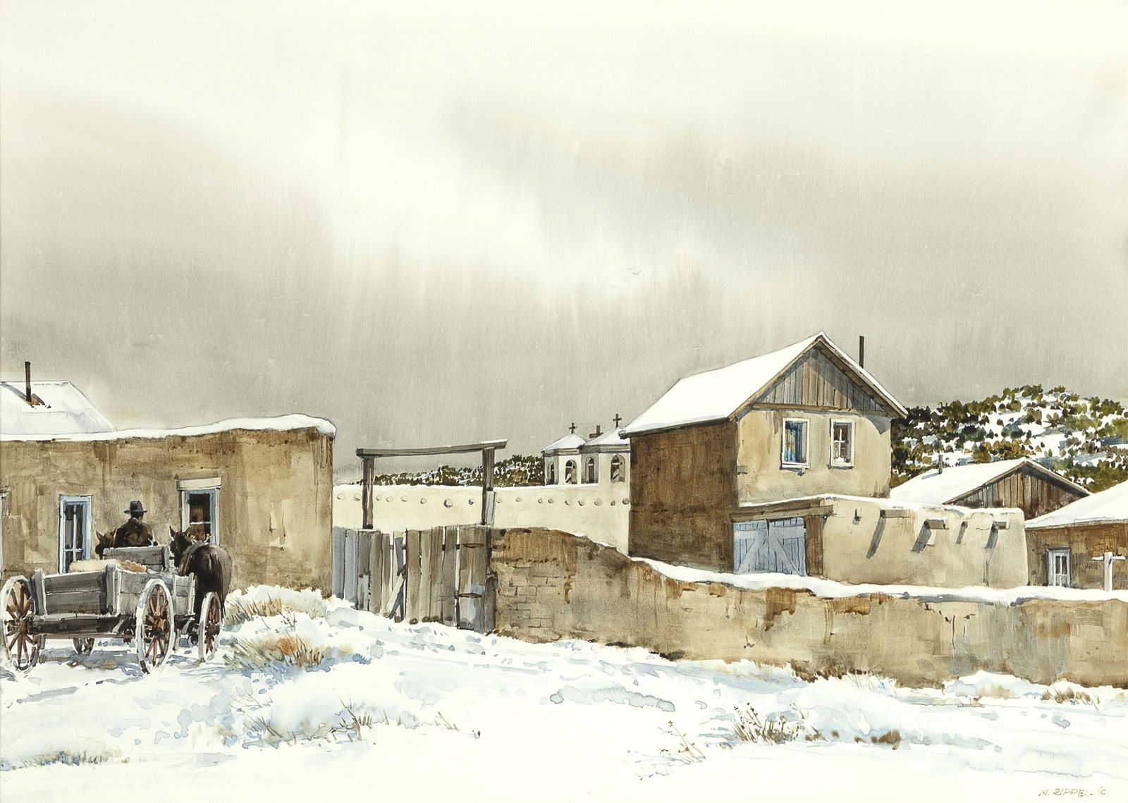 Morris Rippel, Back Road - Ranchos (1 of 3)