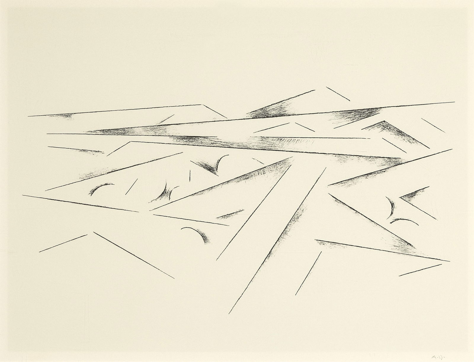 Andrew Dasburg, The Taos Series #18, 1975 (1 of 2)