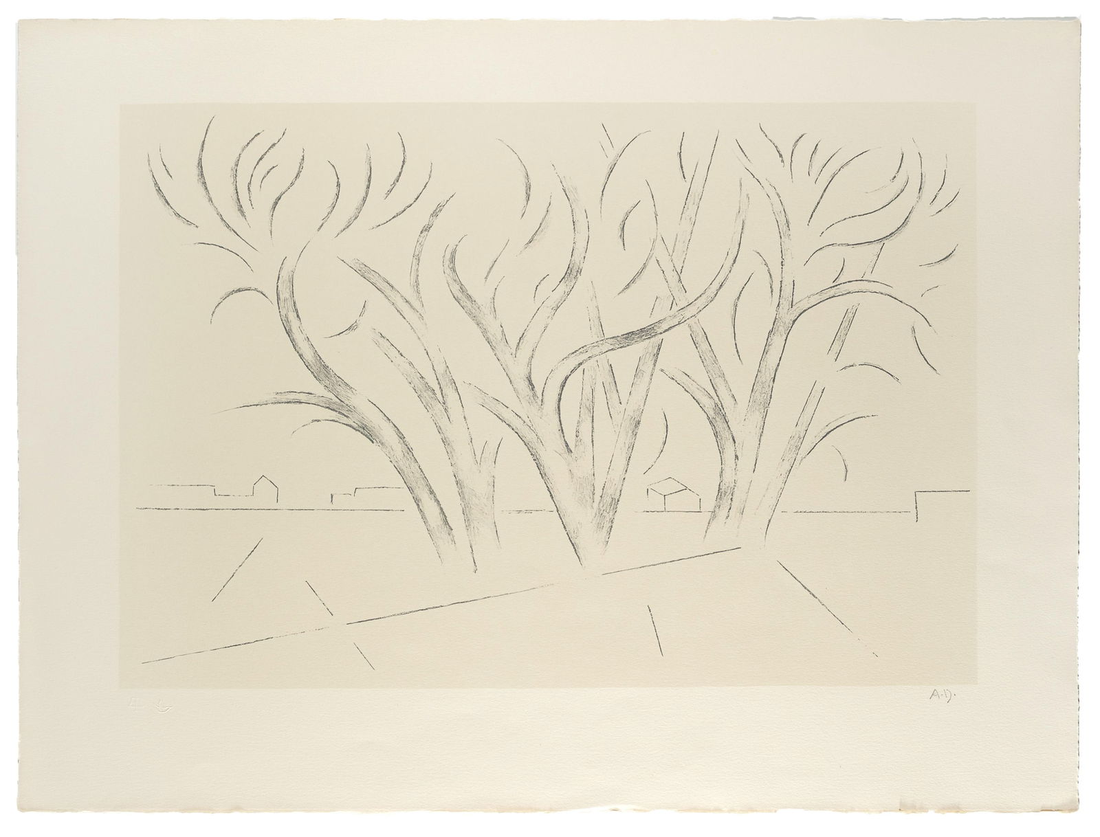 Andrew Dasburg, Trees in Ranchitos III (1 of 2)