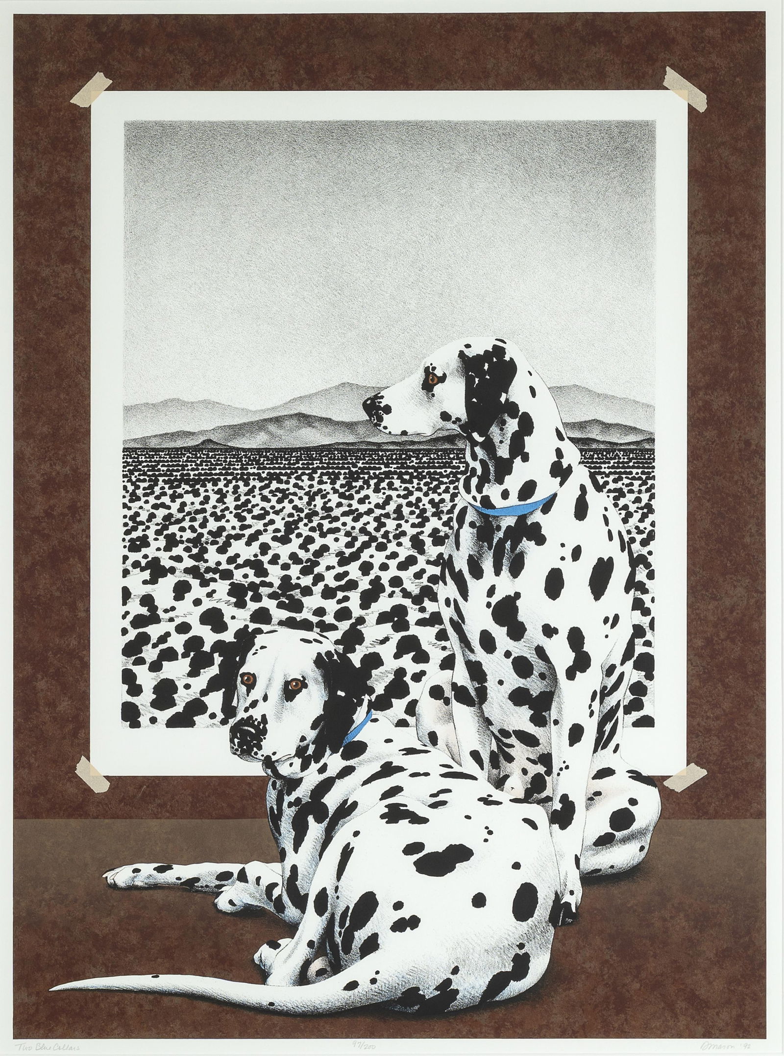 Dick Mason, Two Blue Collars, 1992 (1 of 2)