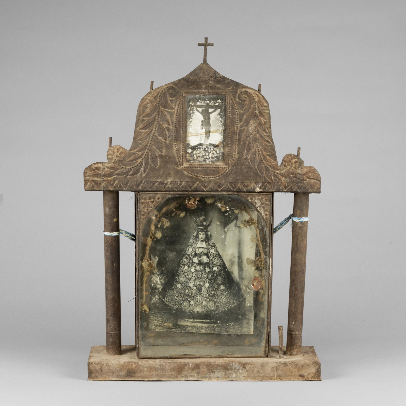 Mexican, Virgen de la Soledad Tin Nicho, ca. 19th Century (1 of 3)