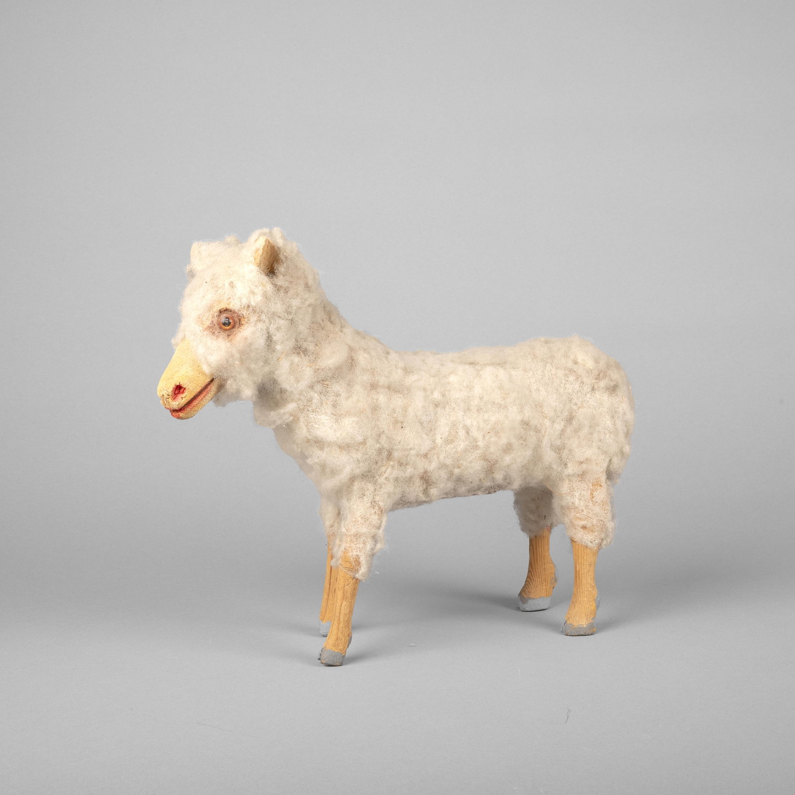 Felipe Benito Archuleta, Lamb: Felipe Benito Archuleta New Mexico, 1910 - 1991 Lamb carved and painted wood, fleece inscribed: [indecipherable] / BY- / F.B.A. Folk Art 11 x 3 1/2 x 13 in. (27.9 x 8.9 x 33 cm.) Private Collection,