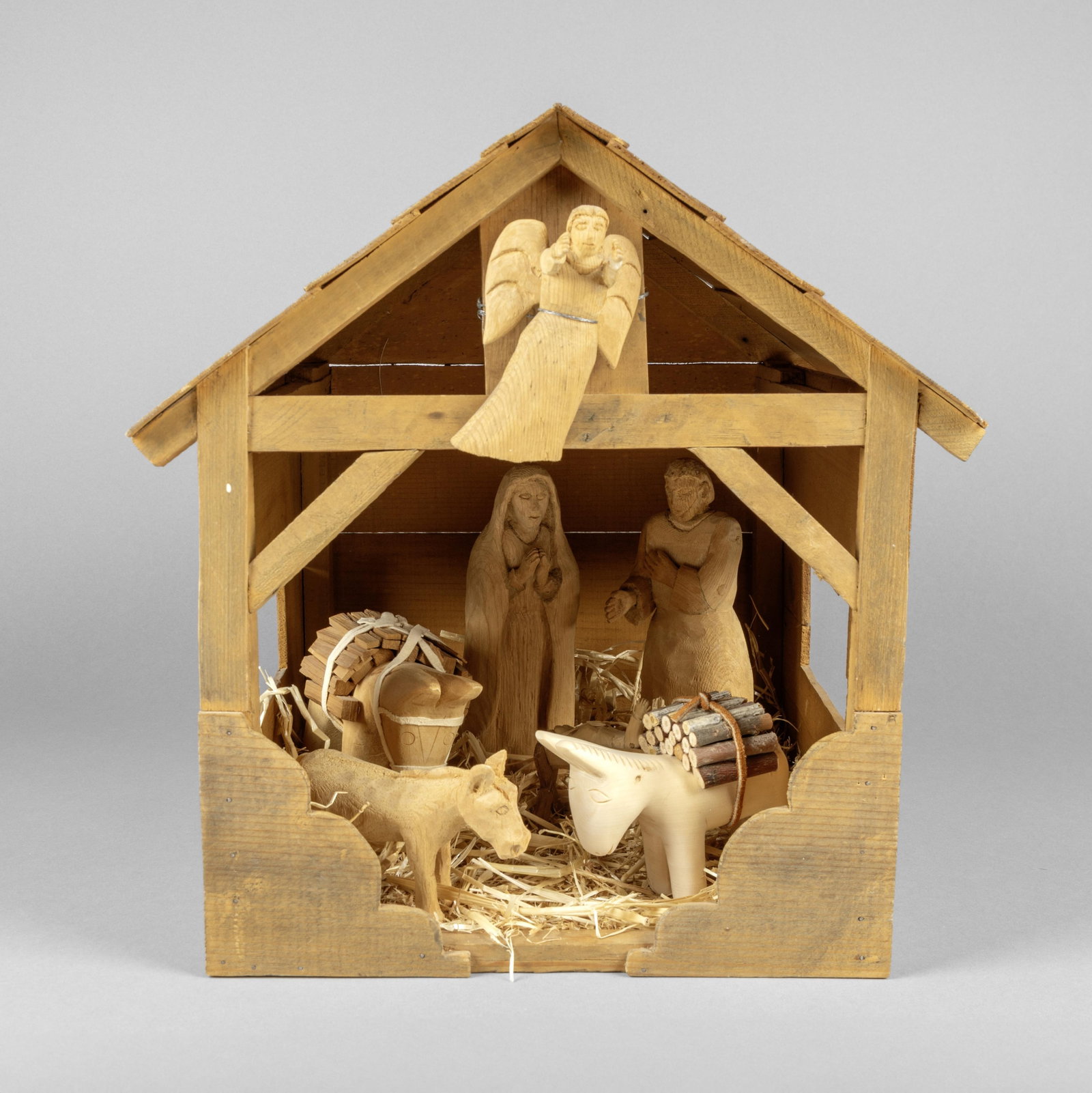 Various Santeros, Nativity Scene, ca. 1955 (1 of 4)