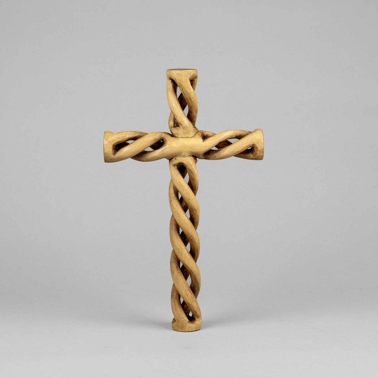Patrociño Barela, Cross: Patrociño Barela New Mexico, 1900 - 1964 Cross carved wood inscribed: PB Folk Art 11 3/4 x 7 x 1 1/2 in. (29.8 x 17.8 x 3.8 cm.) Private Collection, New Mexico