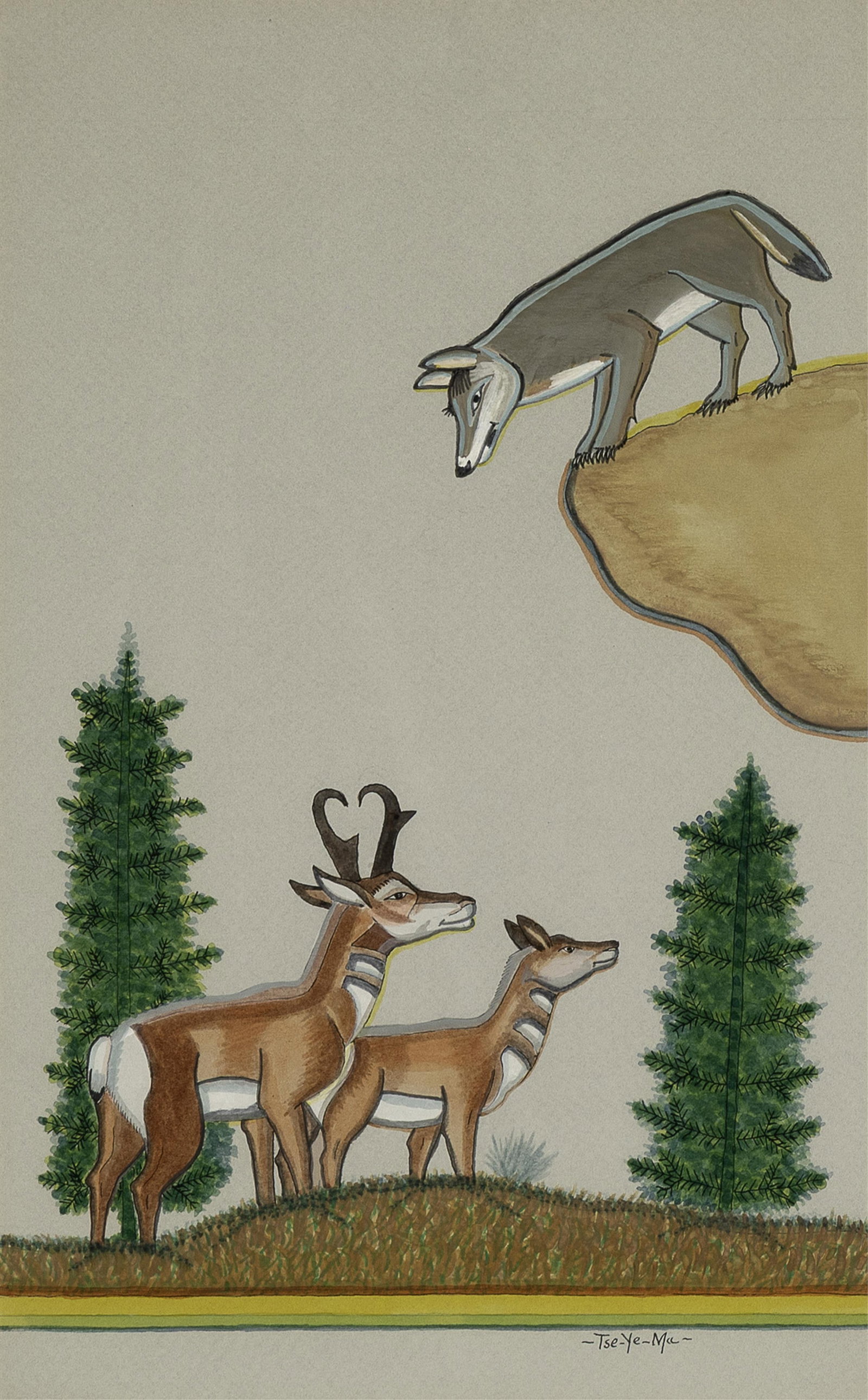 Romando [Tse-Ye-Mu] Vigil, Antelope Prey (1 of 2)