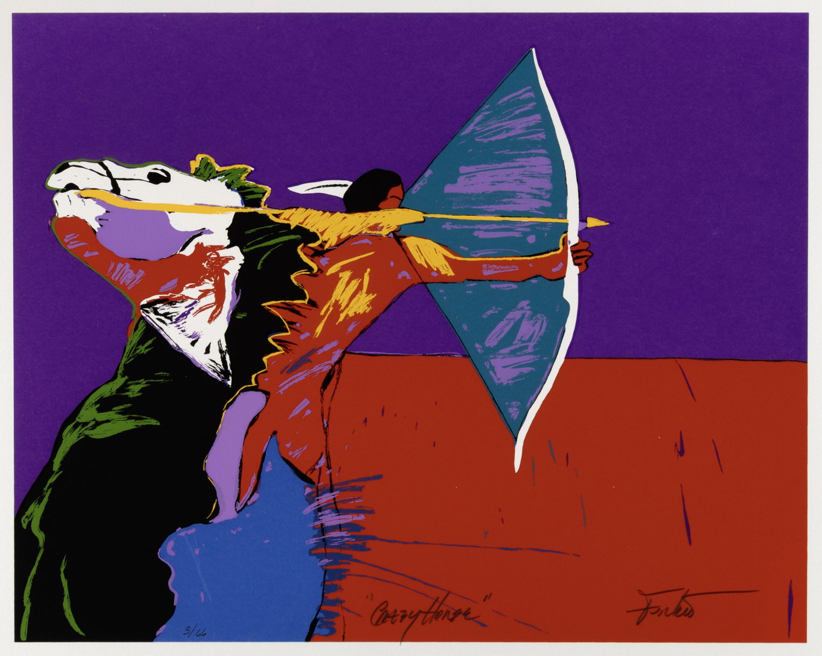 Malcolm Furlow, Crazy Horse, ca. 1990 (1 of 3)