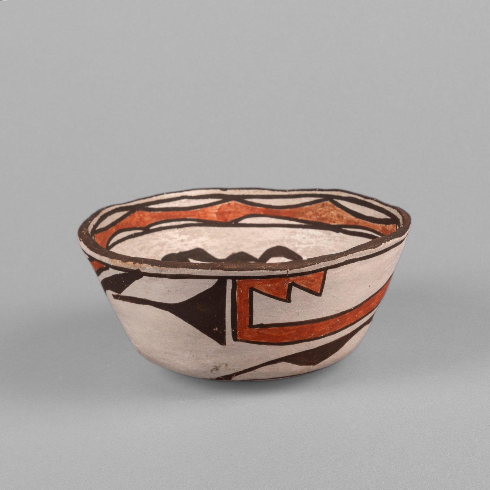 Zuni, Polychrome Bowl, ca. 1920 (1 of 4)