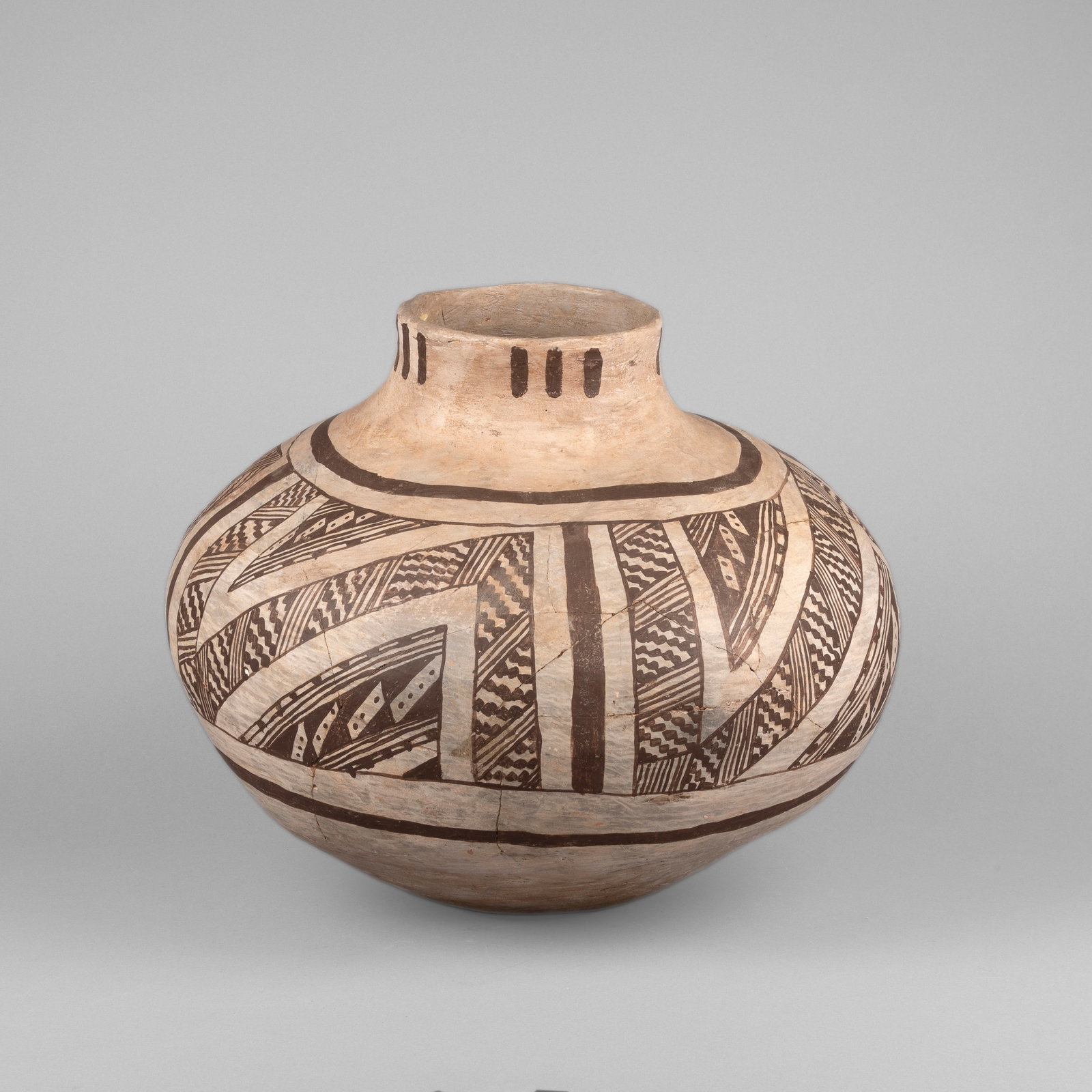 Ancestral Pueblo, Snowflake Storage Jar, ca. 1175 - 1325