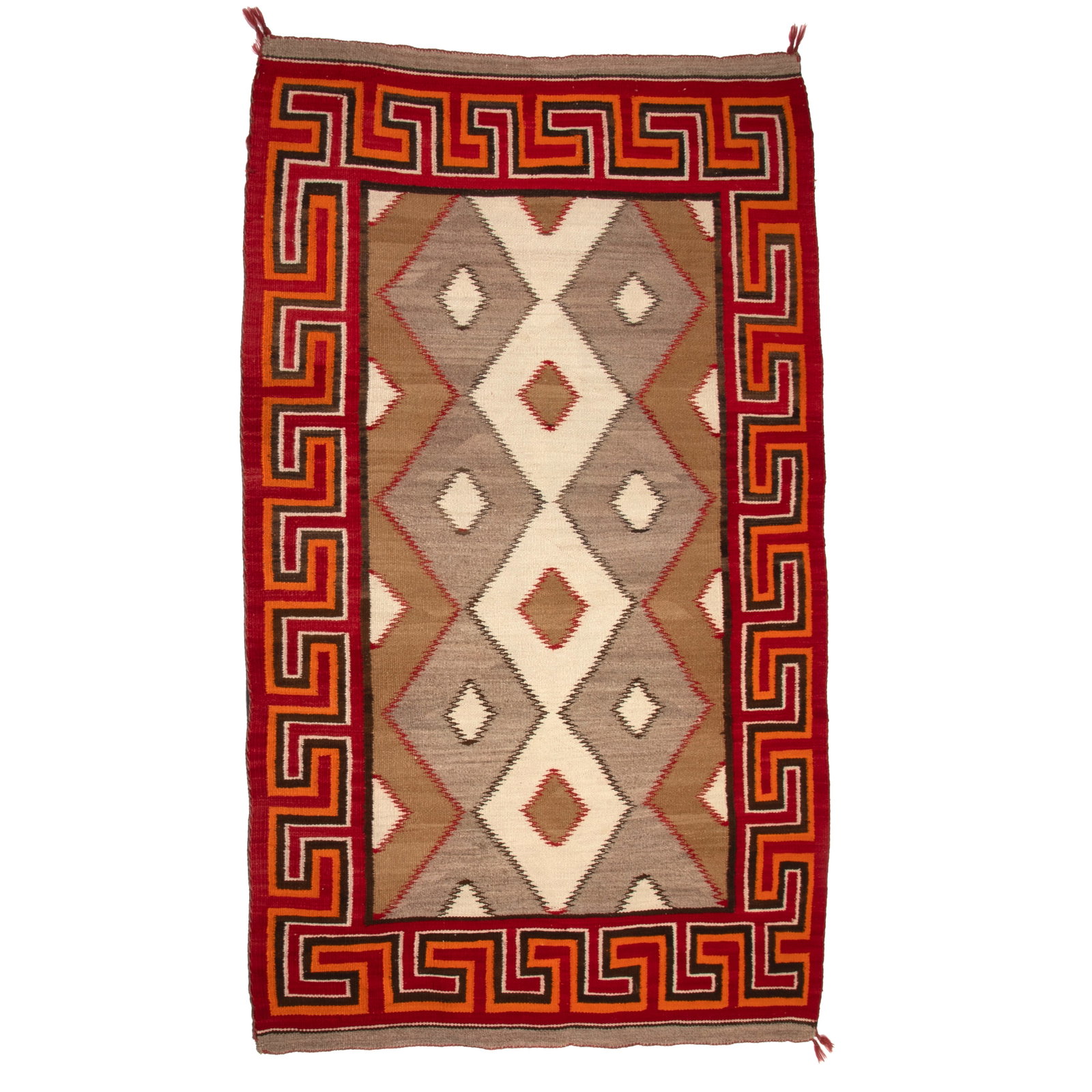 Diné (Navajo), Diamond Pattern Rug, ca. 1940