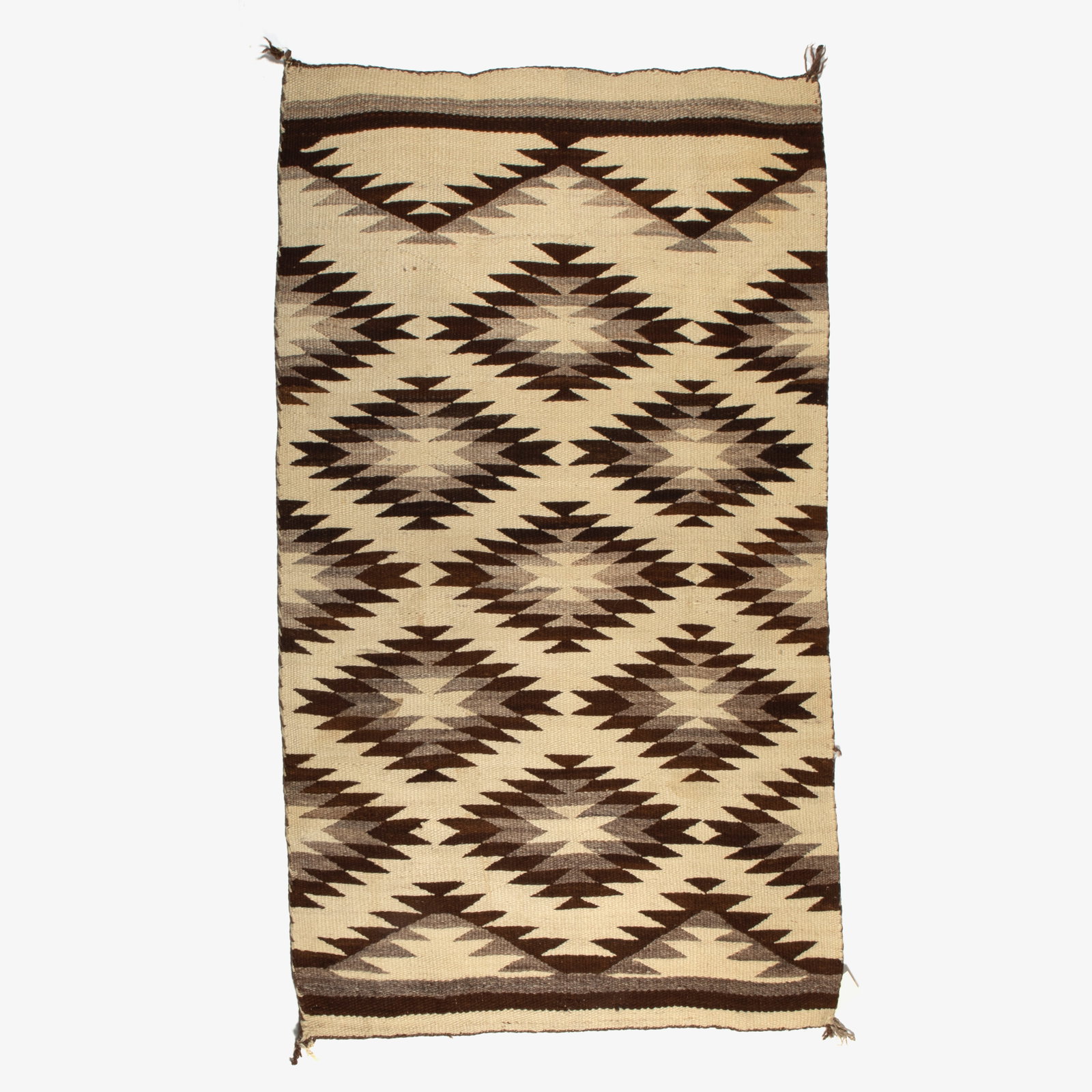 Diné (Navajo), Serrated Diamond Rug, ca. 1950