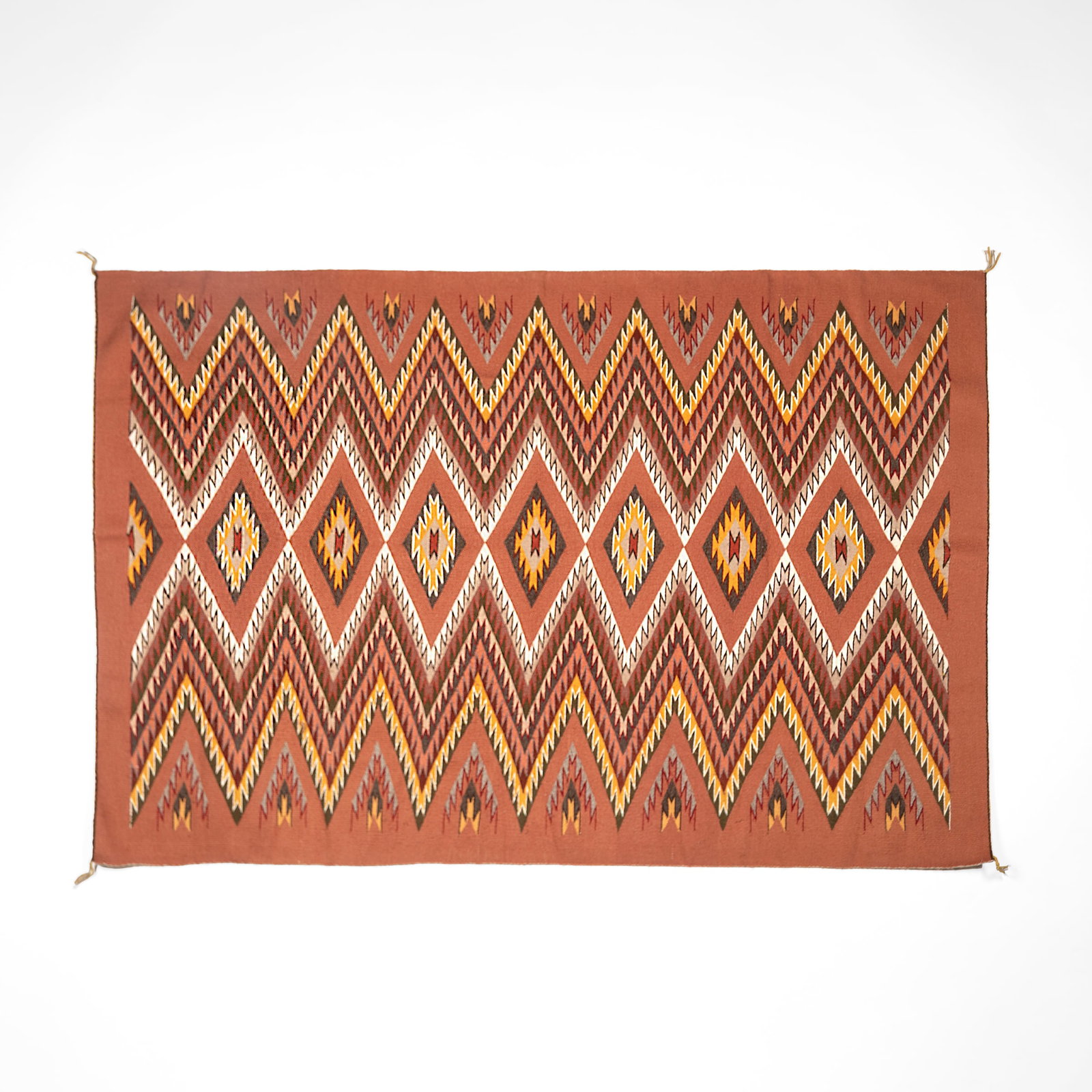 Diné (Navajo), Eyedazzler Rug, ca. 1965