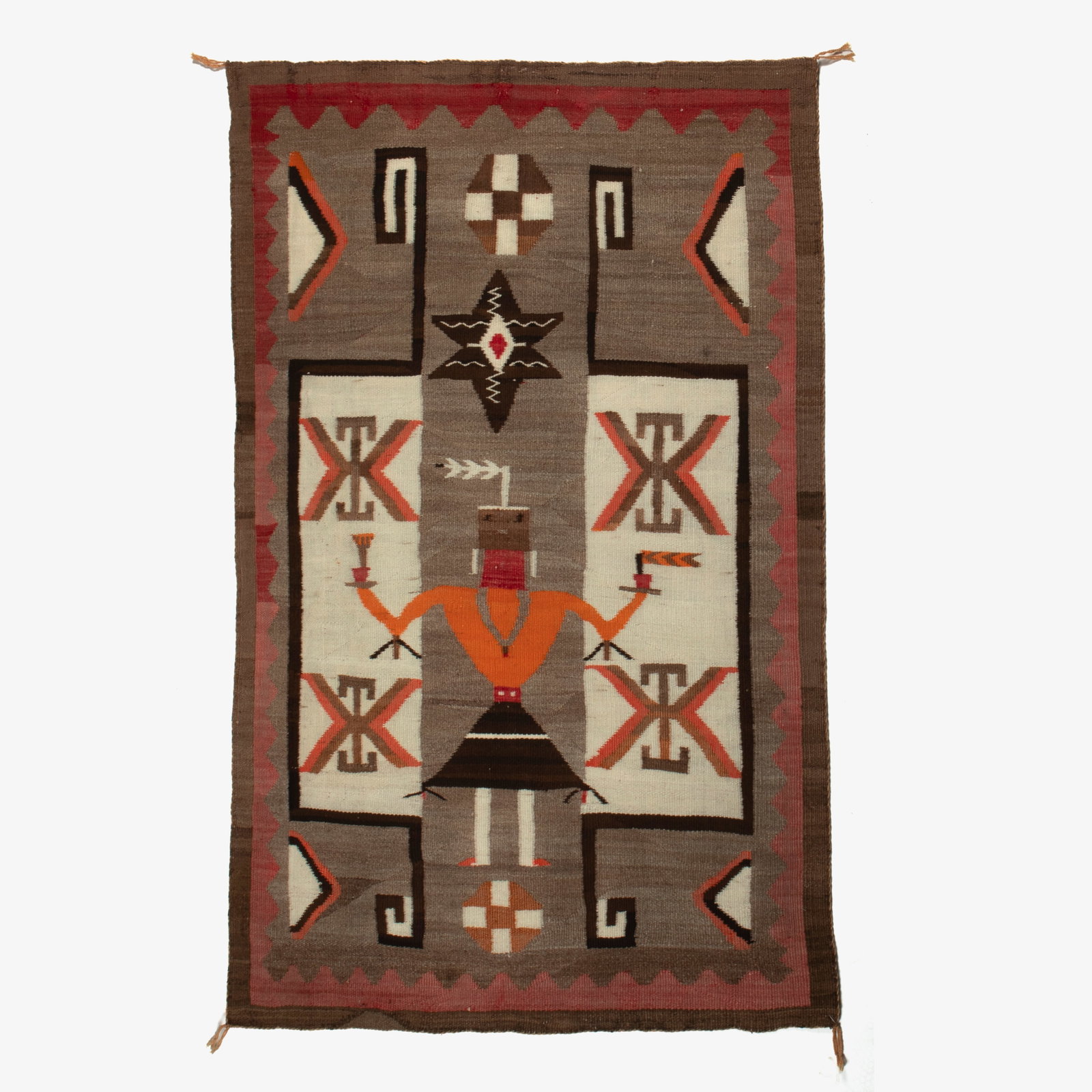 Diné (Navajo), Yei Pictorial Rug, ca. 1910 (1 of 3)