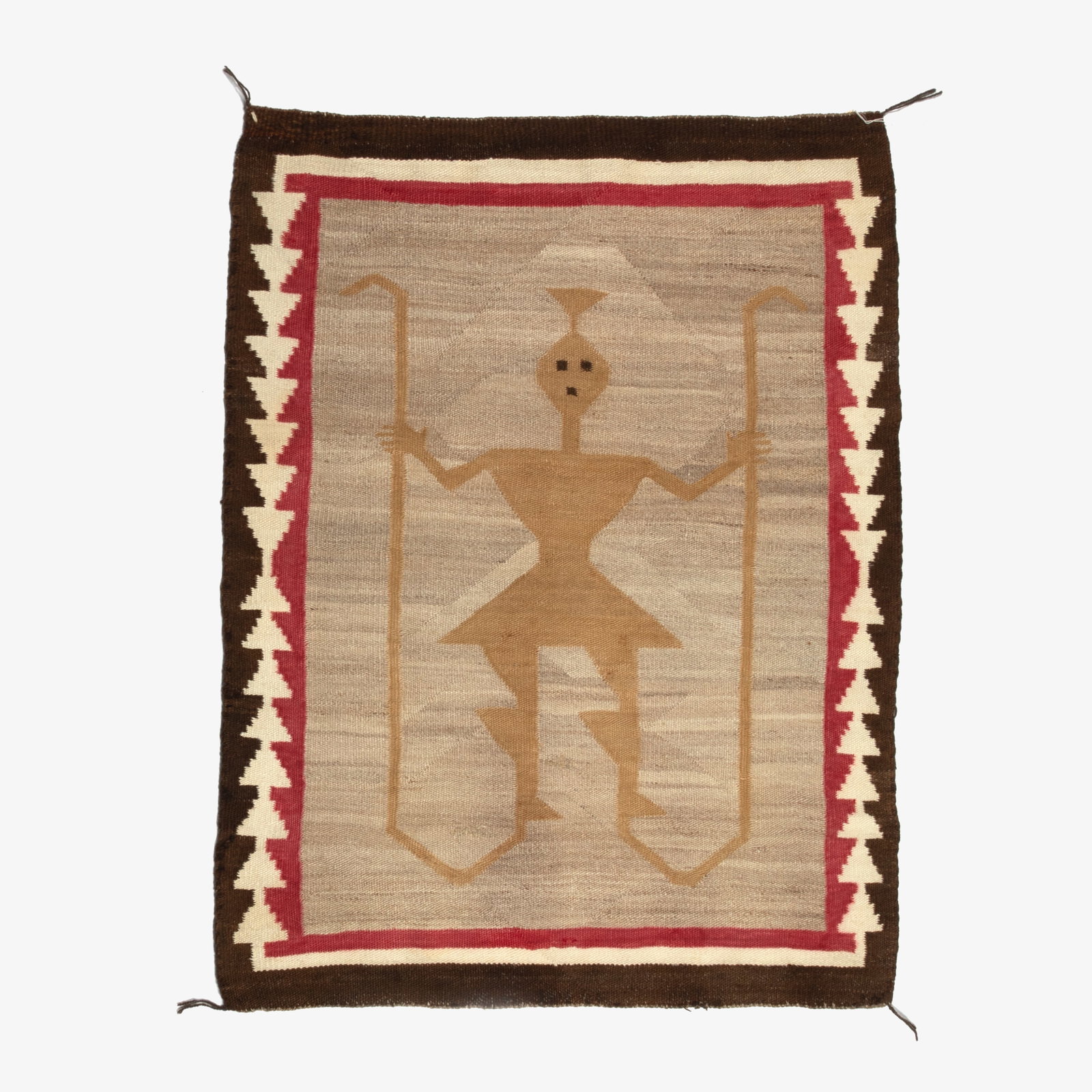 Diné (Navajo), Yei Pictorial Rug, ca. 1920
