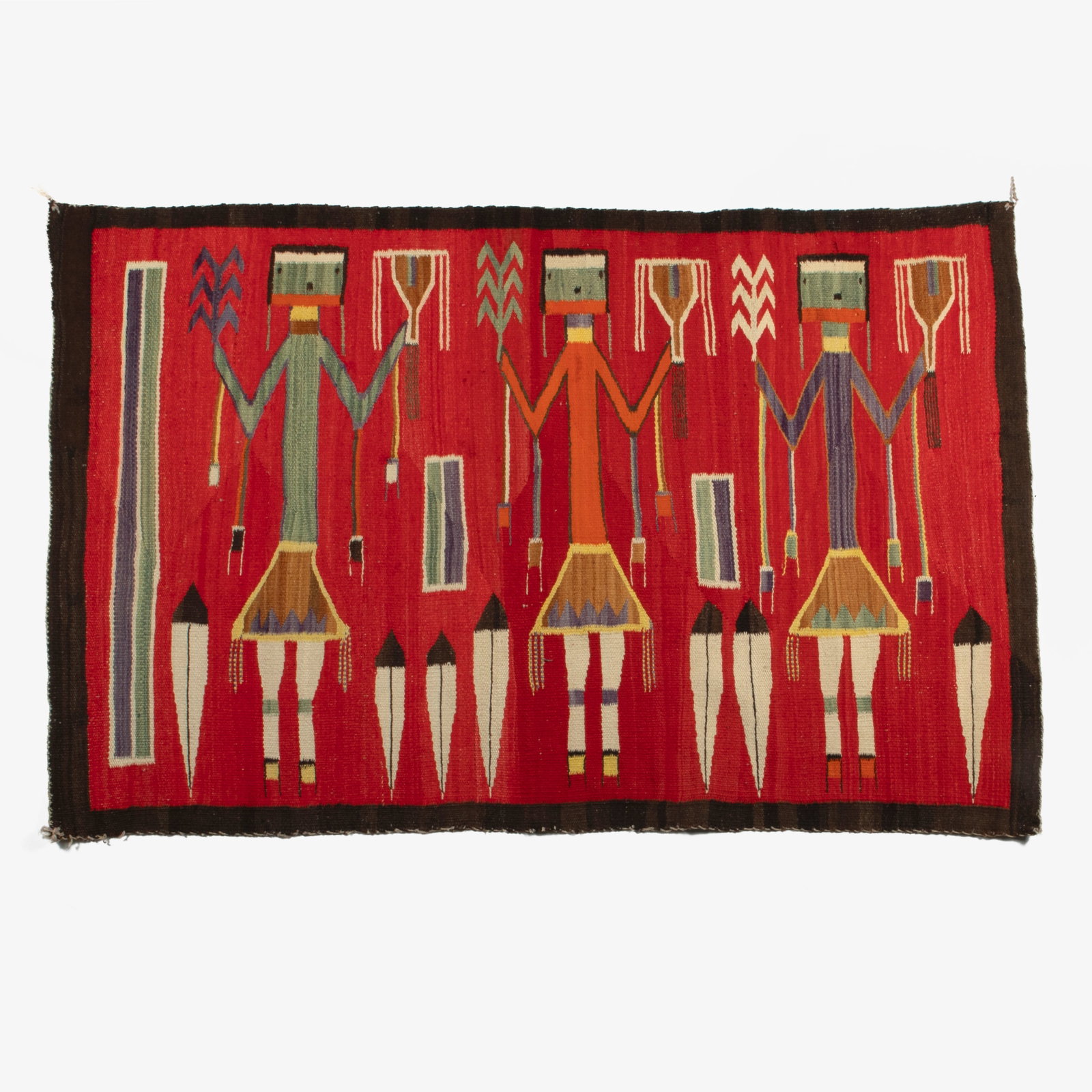 Diné (Navajo), Yei Pictorial Rug, ca. 1930