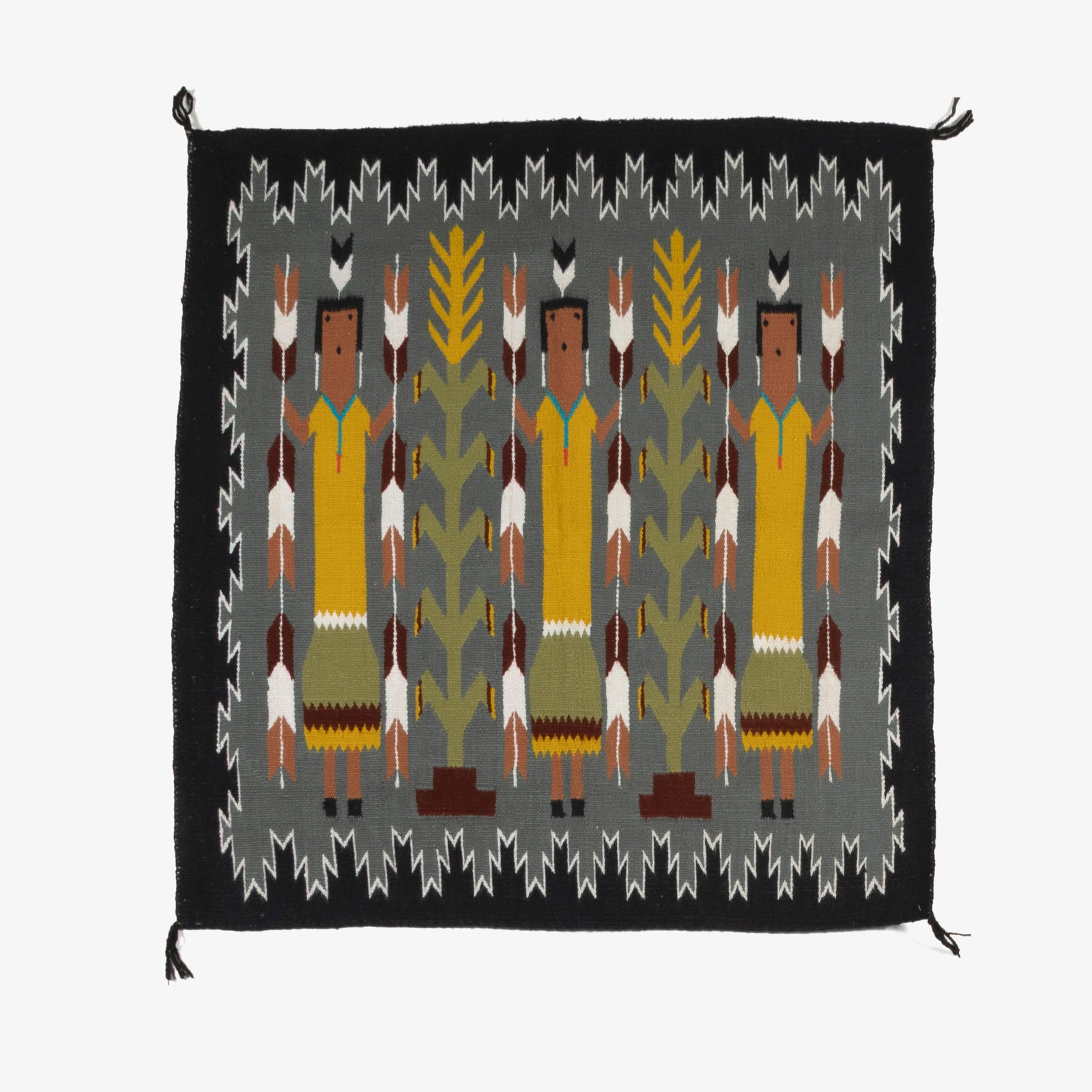 Anne King, Feather Yei Pictorial Rug (1 of 2)