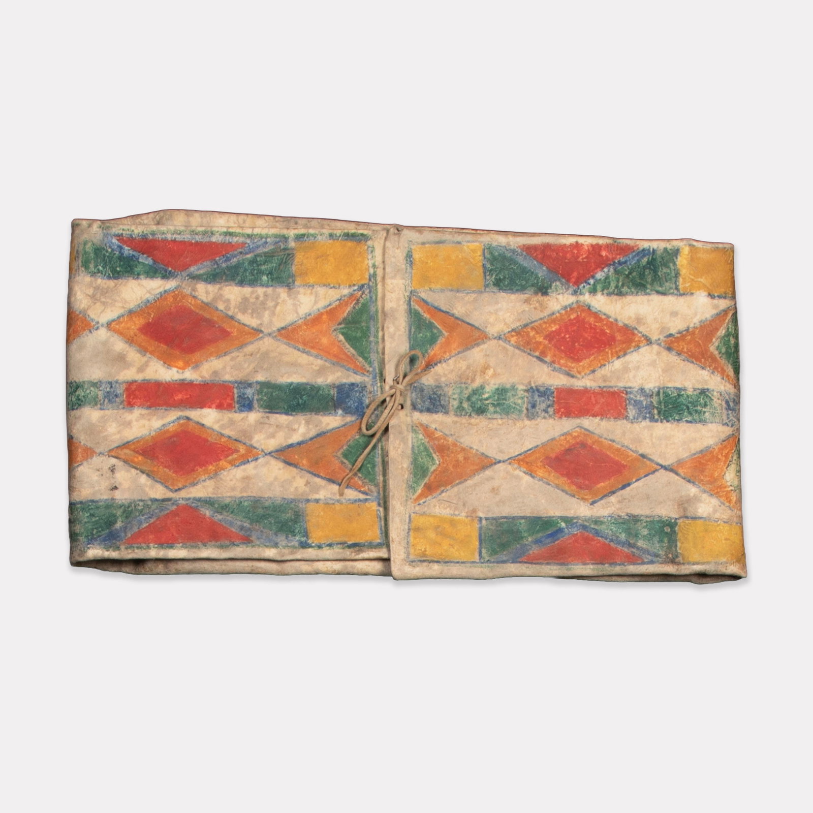 Great Plains, Polychrome Parfleche, ca. 1900 (1 of 3)