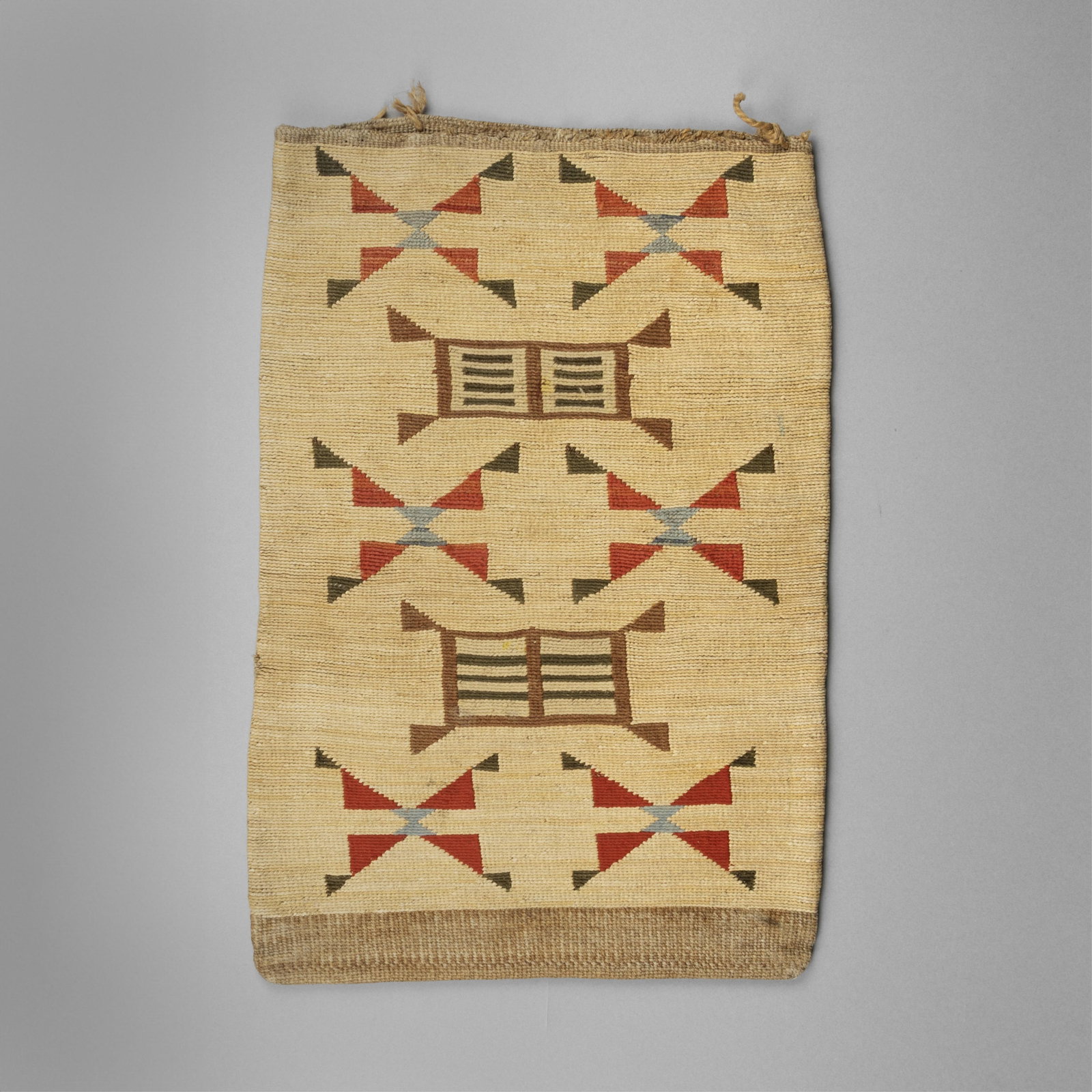 Plateau, Cornhusk Root Bag: Plateau Cornhusk Root Bag natural fibers, dyes 20 1/2 x 13 3/4 in. (52.1 x 34.9cm.) Private Collection, California
