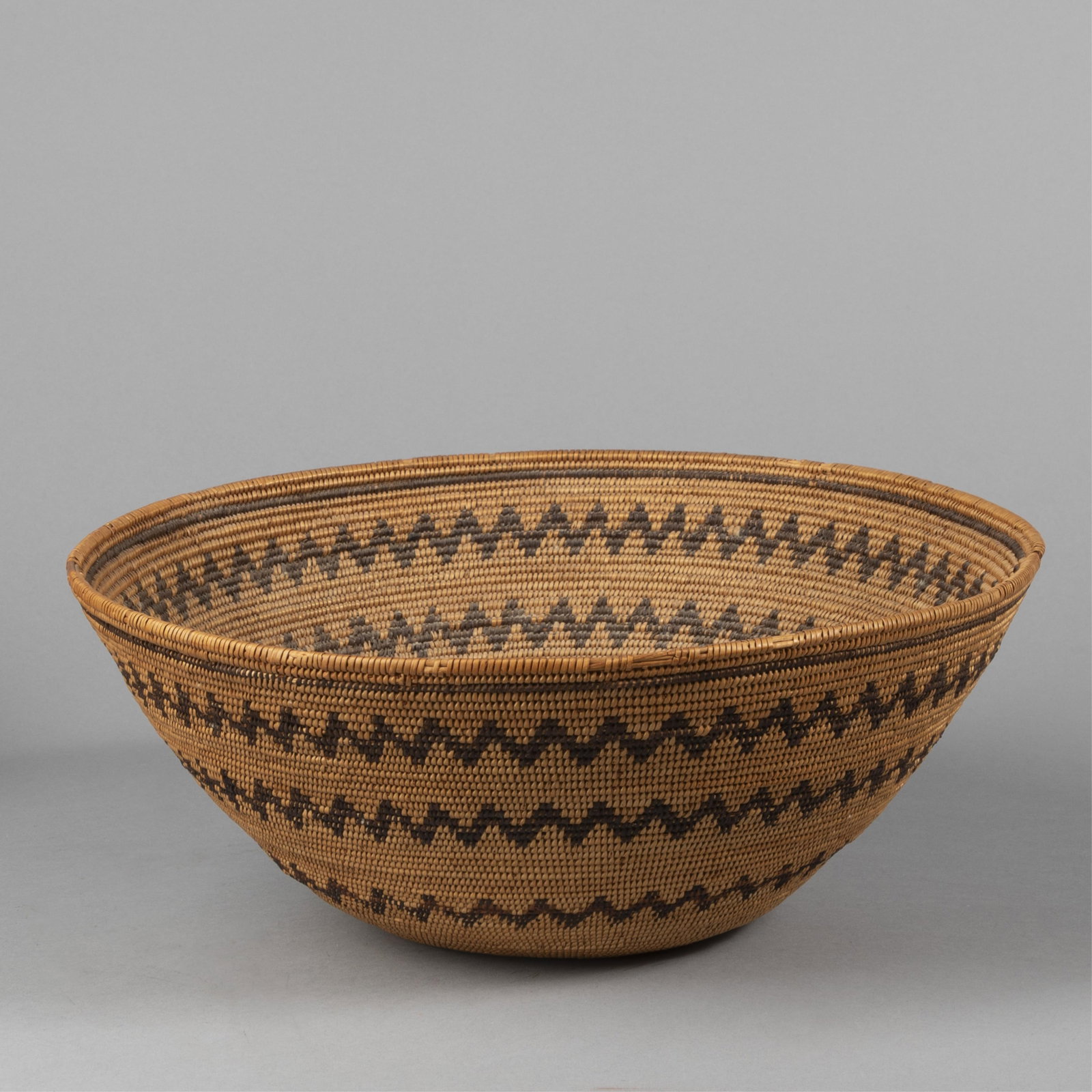 Yokuts, Storm Pattern Basket, ca. 1900 - 2