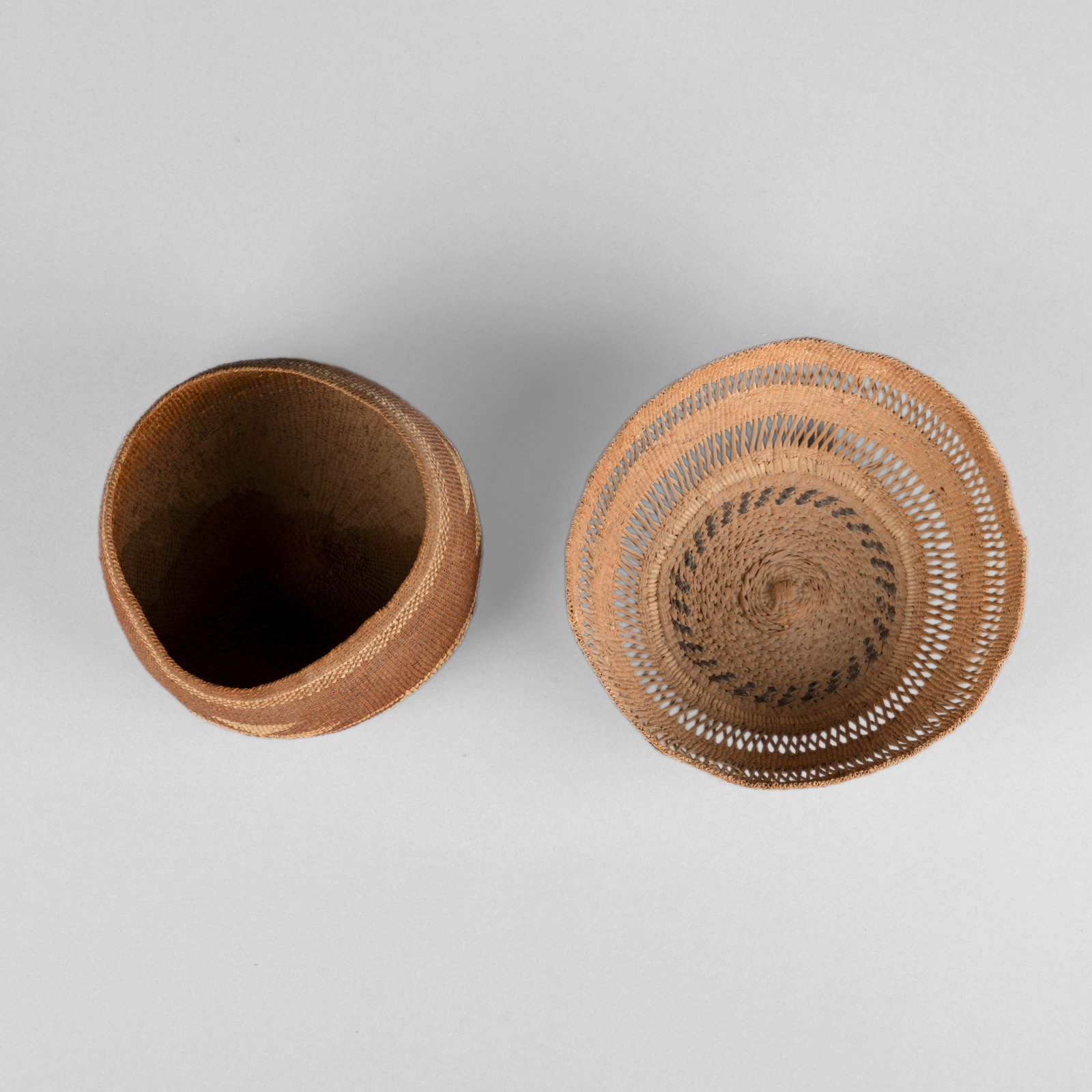 Hupa, Two Baskets, ca. 1920 - 3