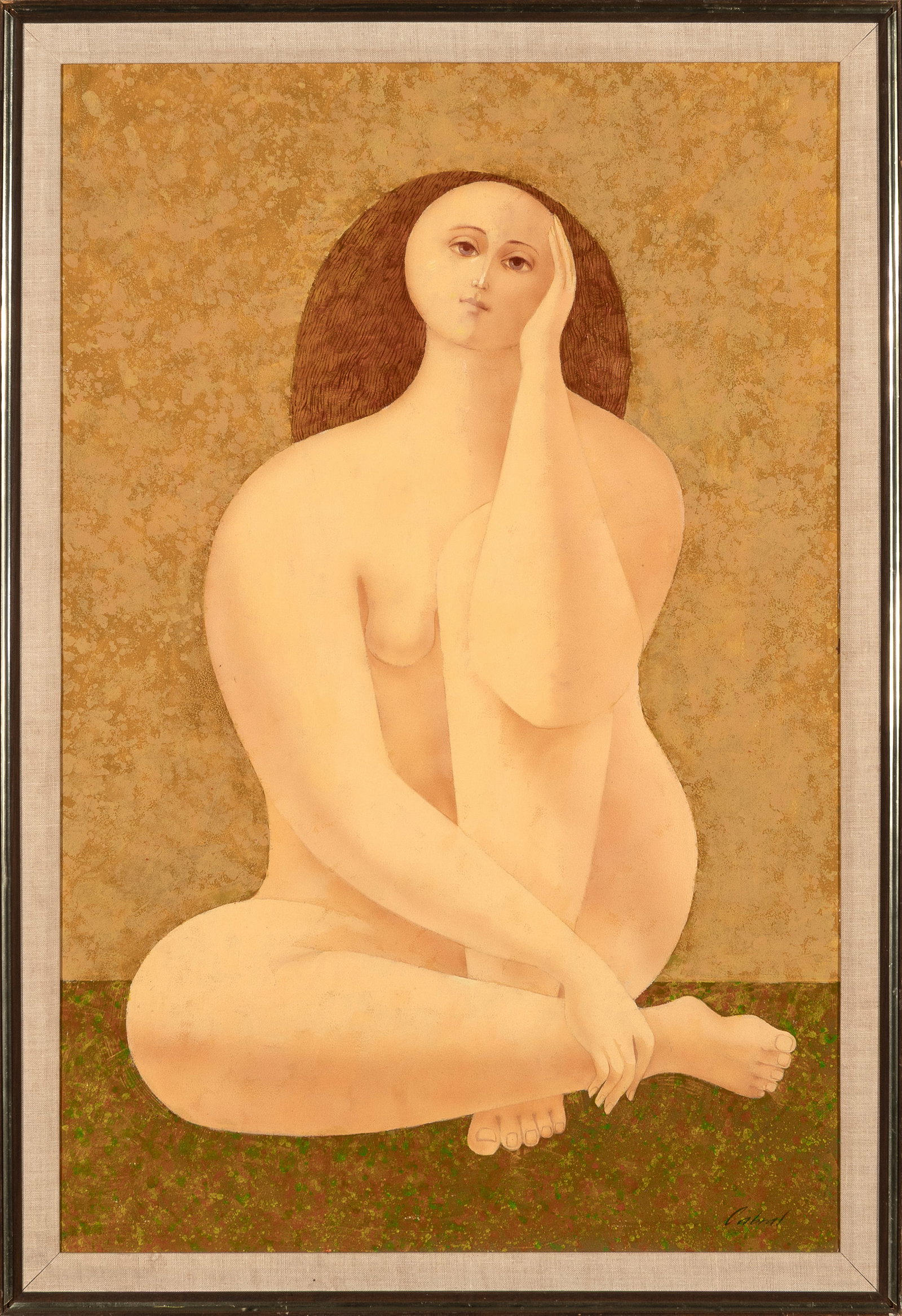 Flavio Cabral, Seated Figure - 2
