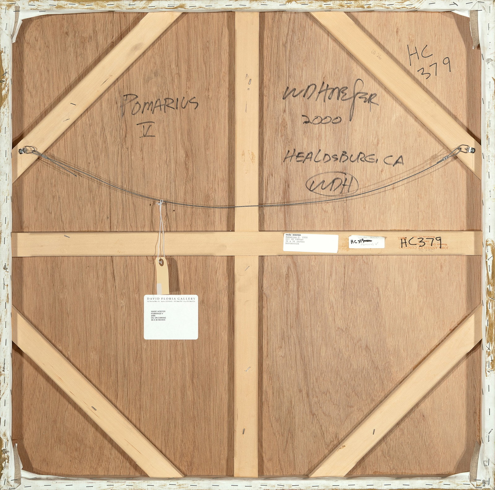Wade Hoefer, Pomarius V, 2000 - 2