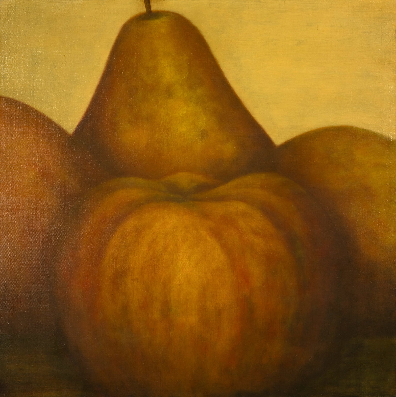 Wade Hoefer, Pomarius VI, 2000: Wade Hoefer 1951 - 2020 Pomarius VI, 2000 oil on canvas inscribed verso: POMARIUS / VI / WDHOEFER / 2000 / HEALDSBURG, CA. / WDA / HC. / 381 36 x 36 x 2 in. (91.4 x 91.4 x 5.1 cm.) David Floria