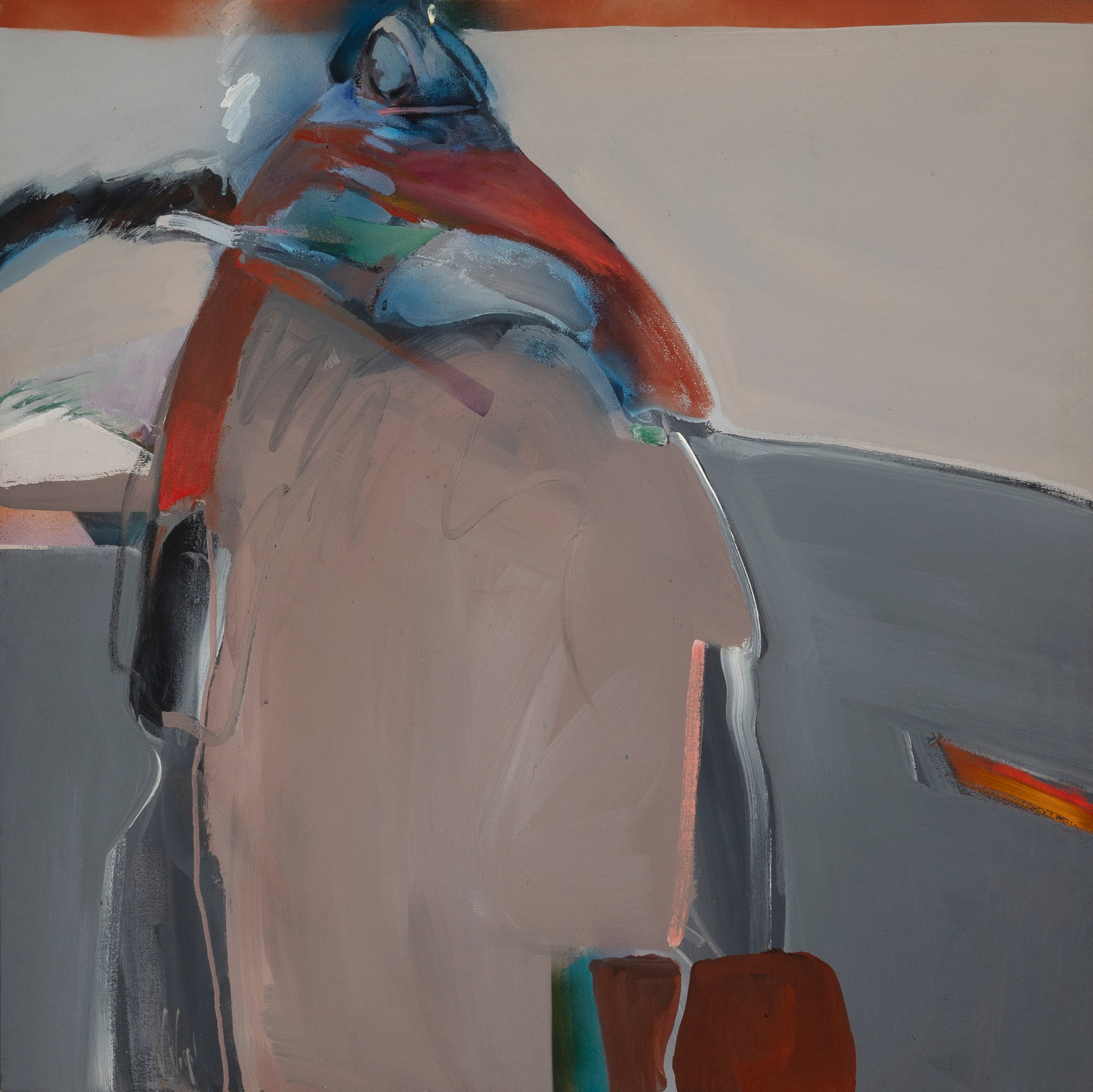 Veloy Joseph Vigil, Like Honey, 1982: Veloy Joseph Vigil 1931 - 1997 Like Honey, 1982 oil on canvas signed lower left: VVigil inscribed verso: Veloy Vigil 82 40 x 40 x 1 in. (101.6 x 101.6 x 2.5 cm.) Private Collection, Colorado