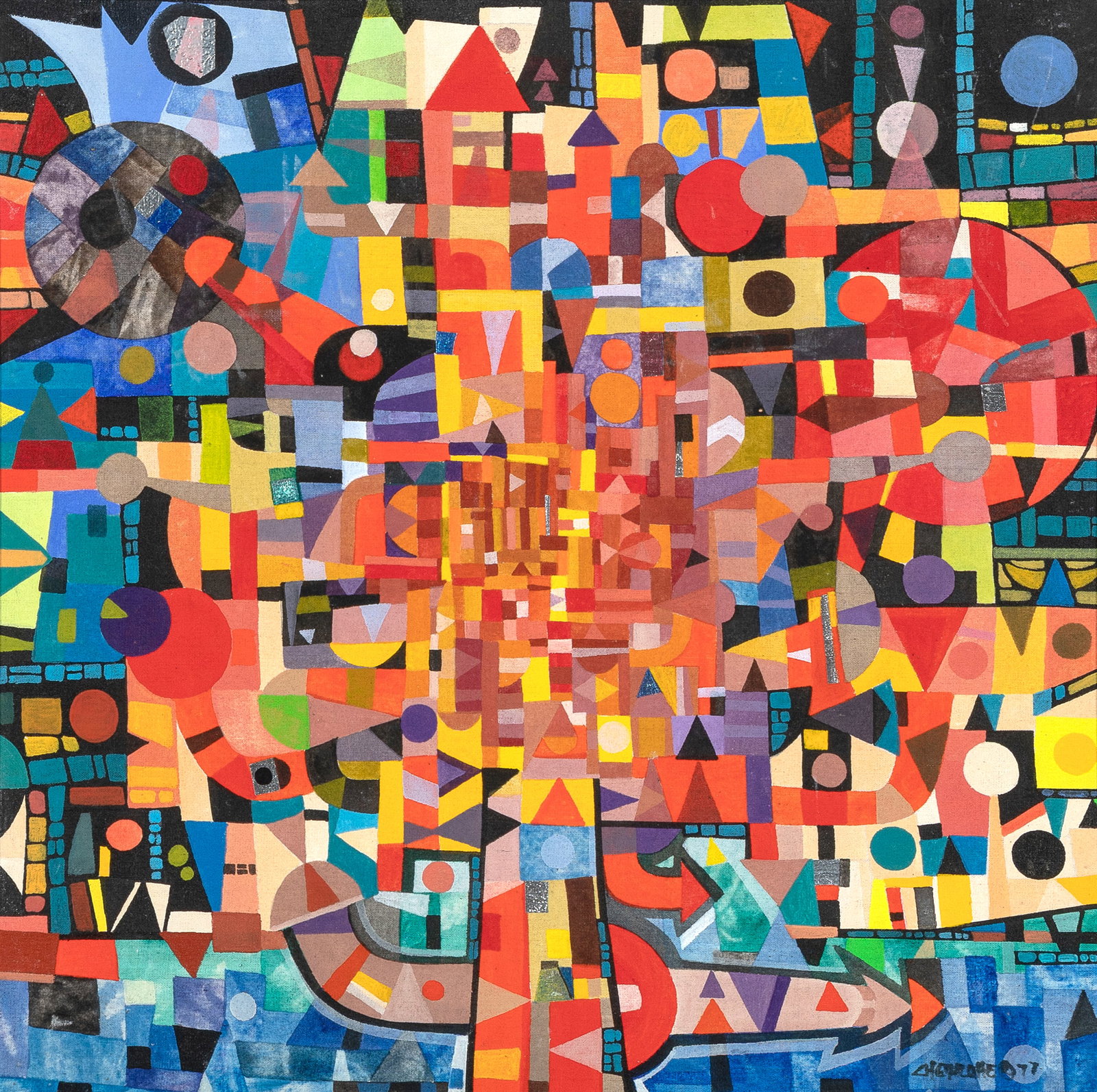 David Chethlahe Paladin, Small Hometown Revisited, 1977 (1 of 3)