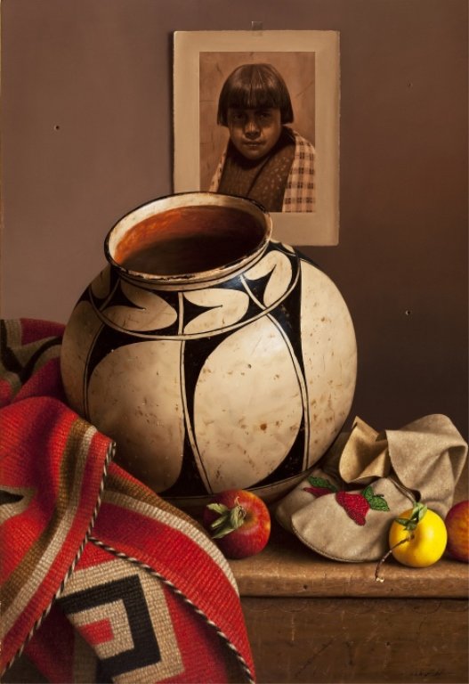 William Acheff , Young Santo Domingo: William Acheff (b. 1947) Young Santo Domingo, 1990 Oil on canvas 32 x 22 inches 40 x 30-1/8 x 1-1/4 (framed) Signed and dated lower right: © Wm. Acheff 1990 Private Collection, Connecticut