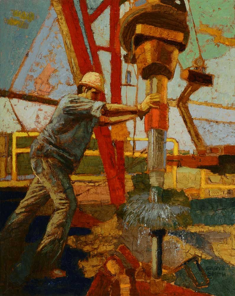 Gary Ernest Smith (b. 1942), Roughneck: 185 Gary Ernest Smith (b. 1942) Roughneck oil on canvas 24 x 30 inches signed lower right: Gary E. Smith Provenance: Private Collection, Utah $12,000 â€“ $18,000