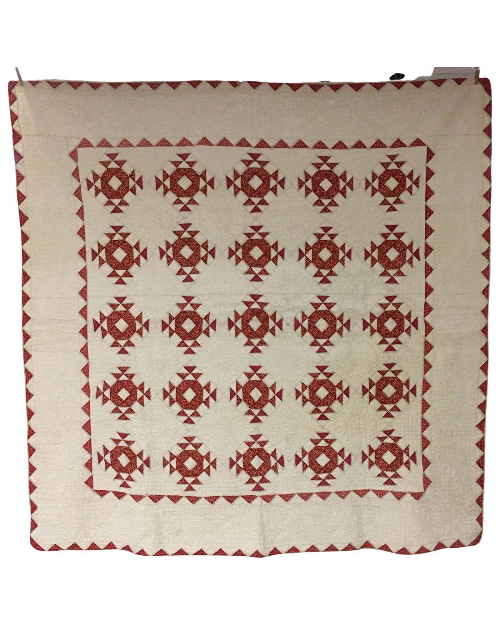 1860's Large Flying Geese Quilt (1 of 4)