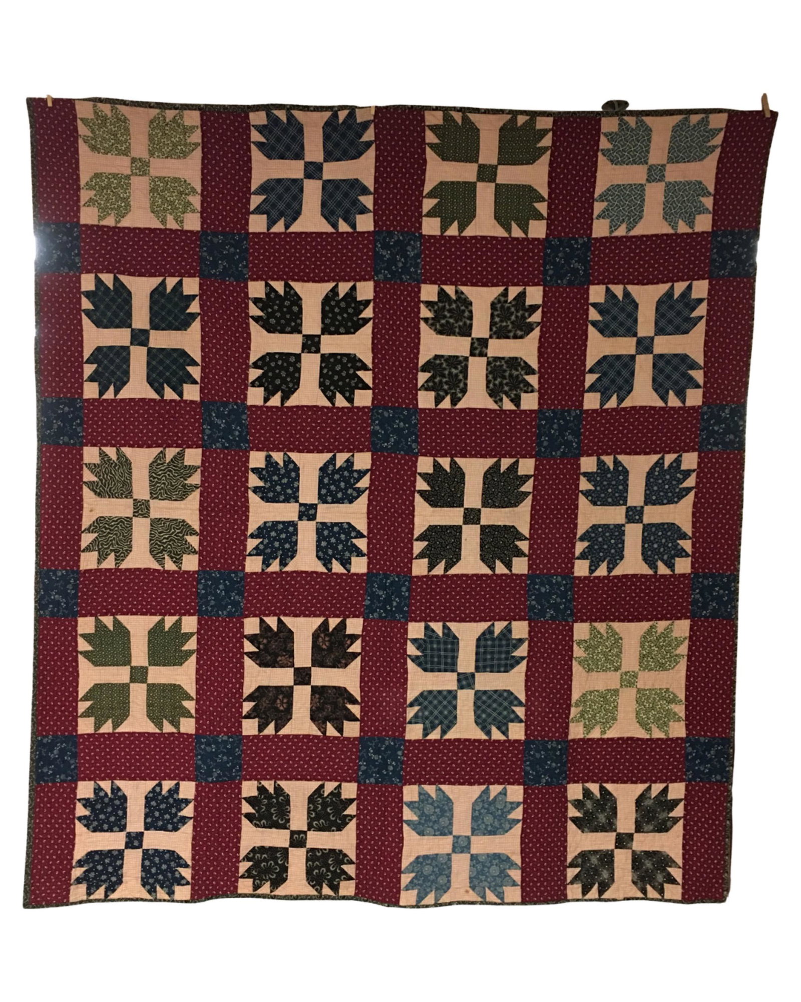 1870's Bear Paw Quilt (1 of 4)