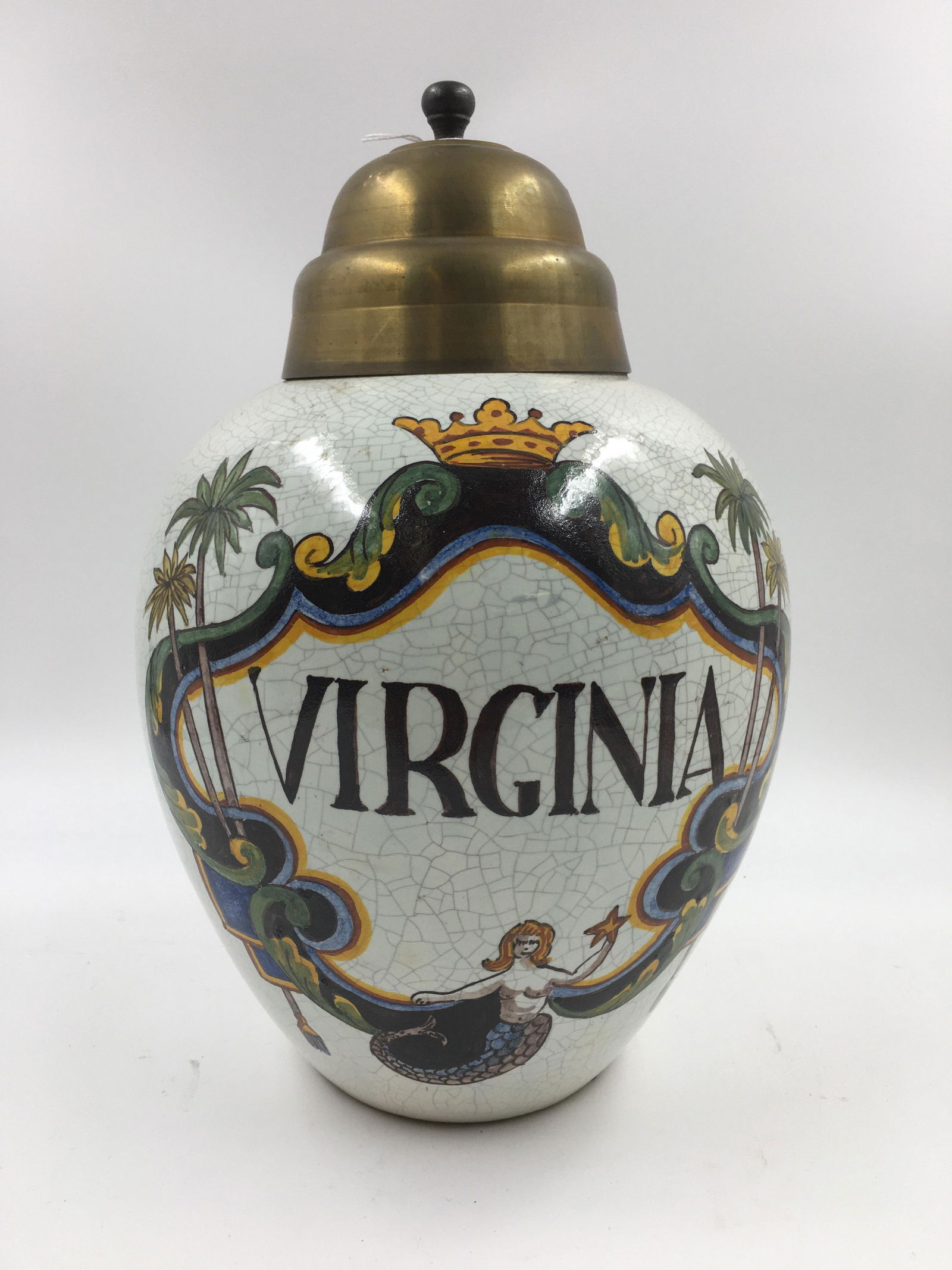 Delft Polychrome Tobacco Jar (1 of 6)