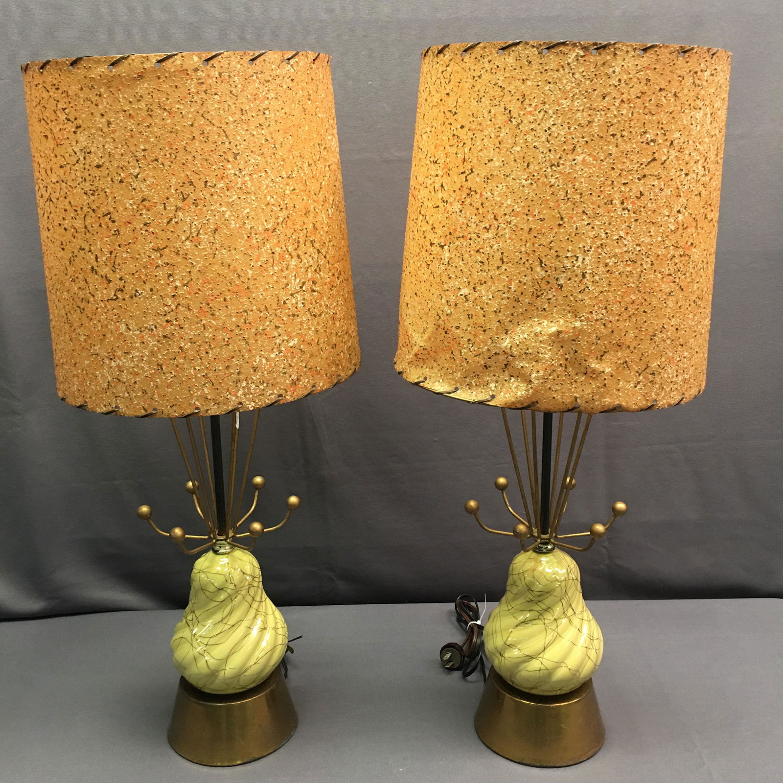 Pair Vintage Atomic Style Table Lamps (1 of 5)