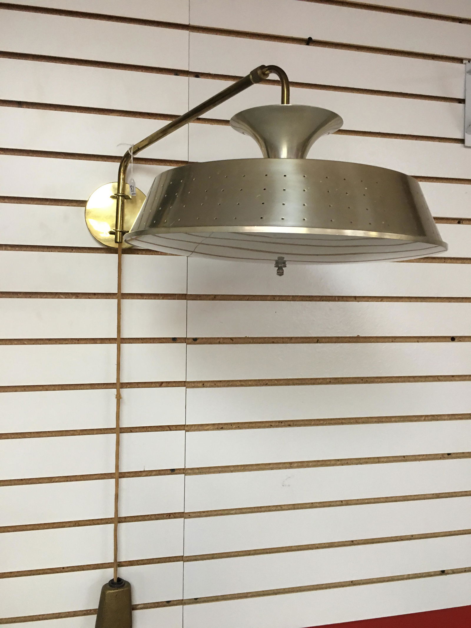 Retractable Saucer Wall Lamp (1 of 5)