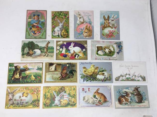 (15) Easter Rabbits & Chicks Postcards (1 of 6)
