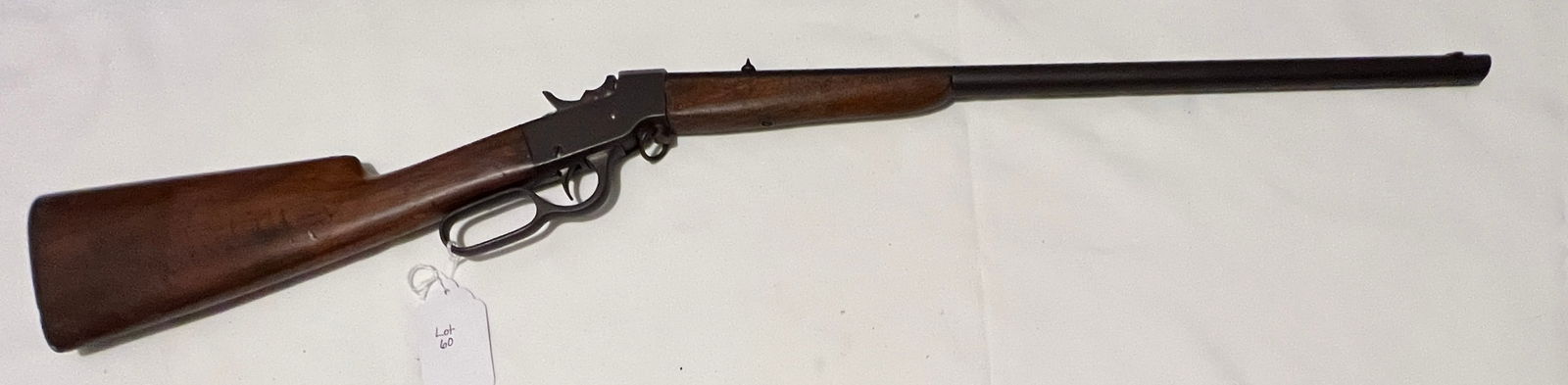 Hopkins and Allen Co Model No822: Hopkins and Allen Co Model No 822, 20-inch barrel,lever action rolling block, nice condition, no serial number