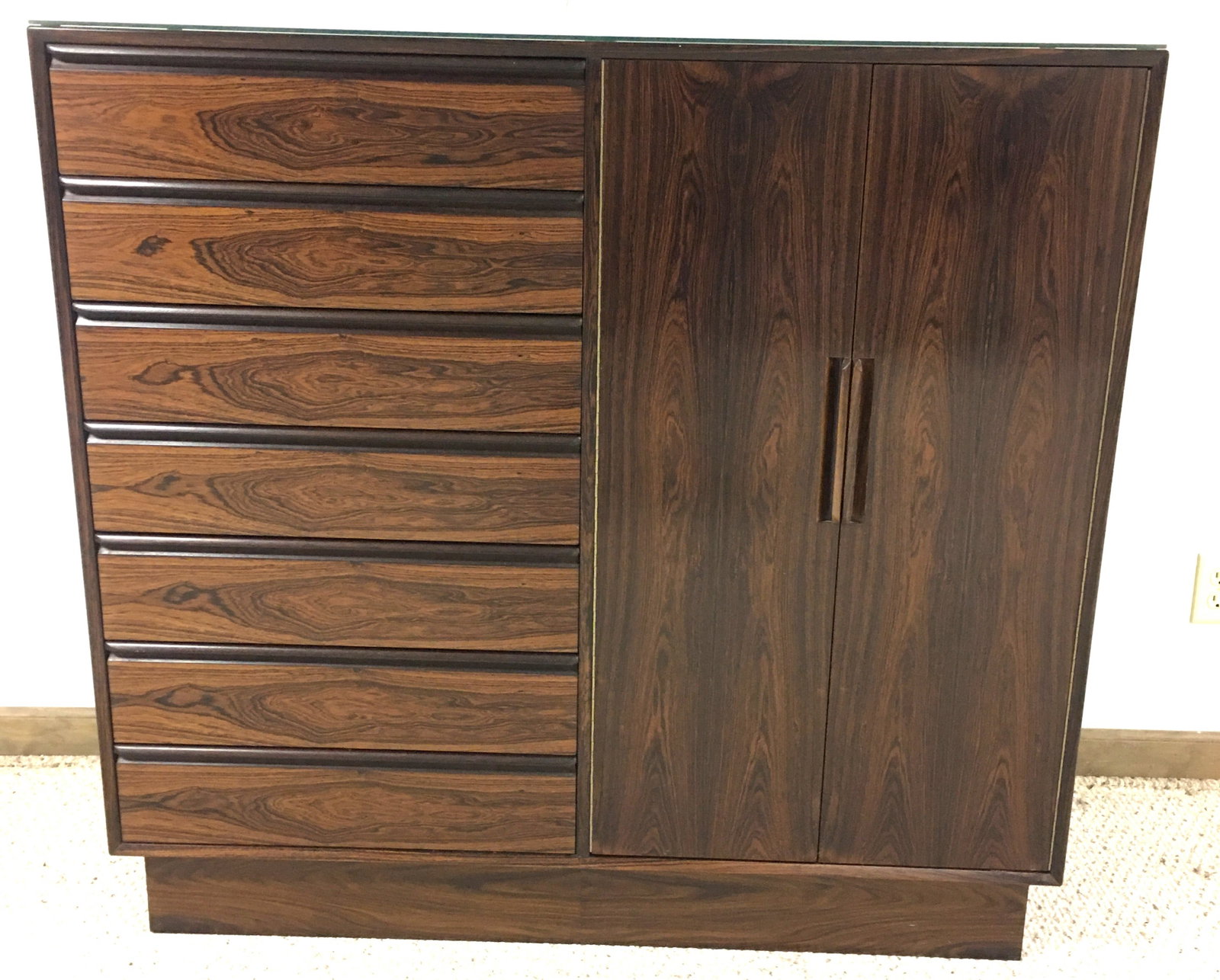 Westnofa Rosewood Chifferobe/Gentleman's Chest-Norway (1 of 6)