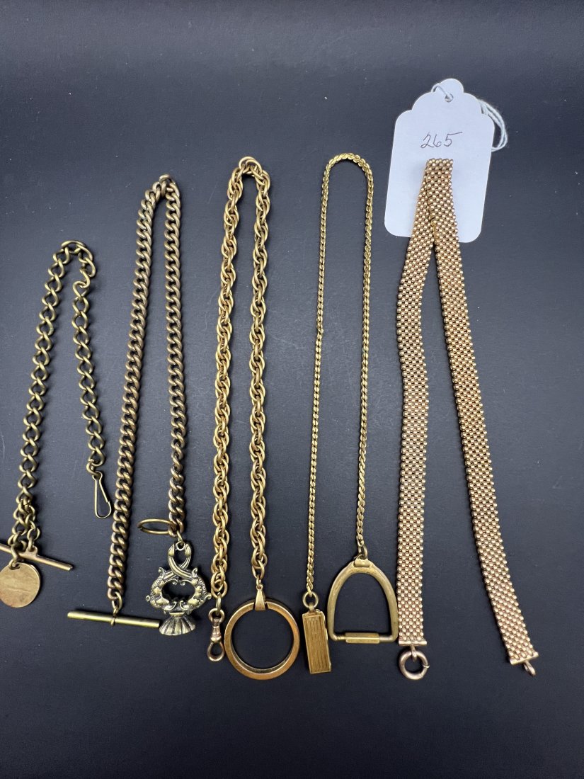 Group of  Watch Chains and Fobs (1 of 8)