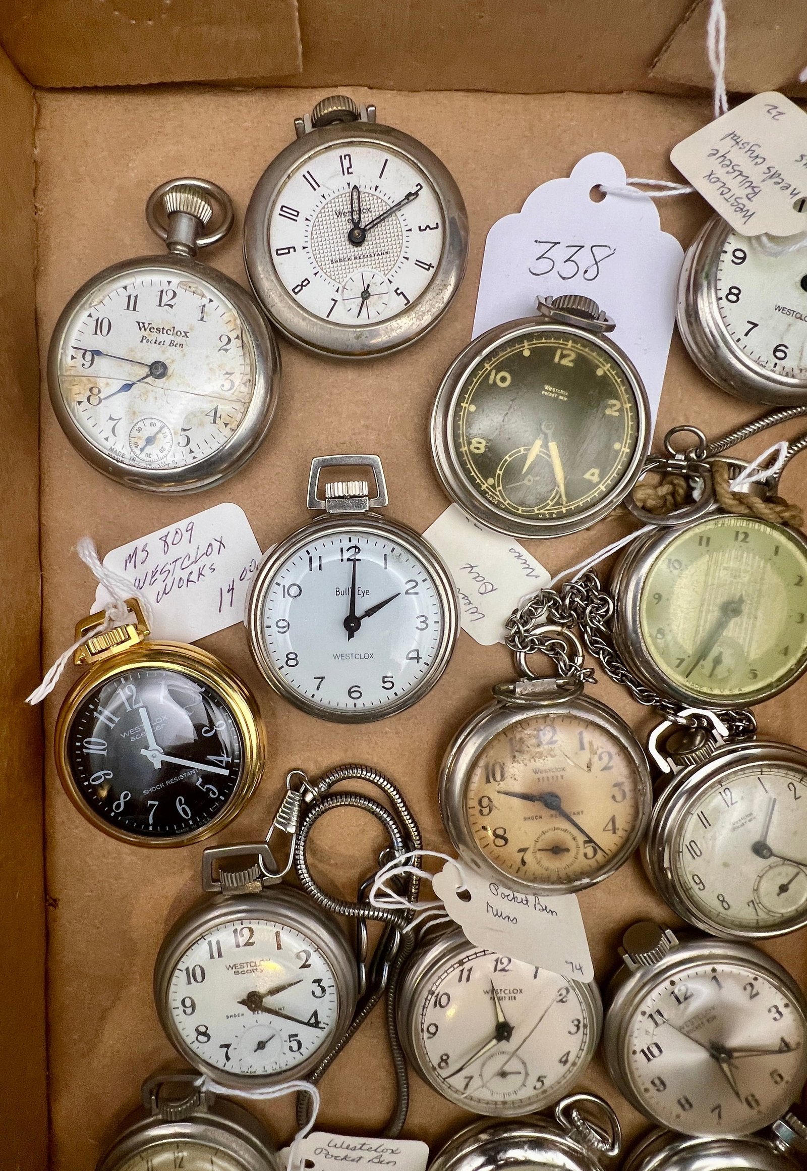 Group of 15 Westclox Pocket Watches (1 of 4)