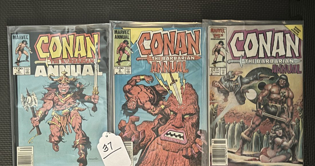 Marvel Comics Conan the Barbarian Annuals Issues No. 8, 9, 11 (1 of 2)
