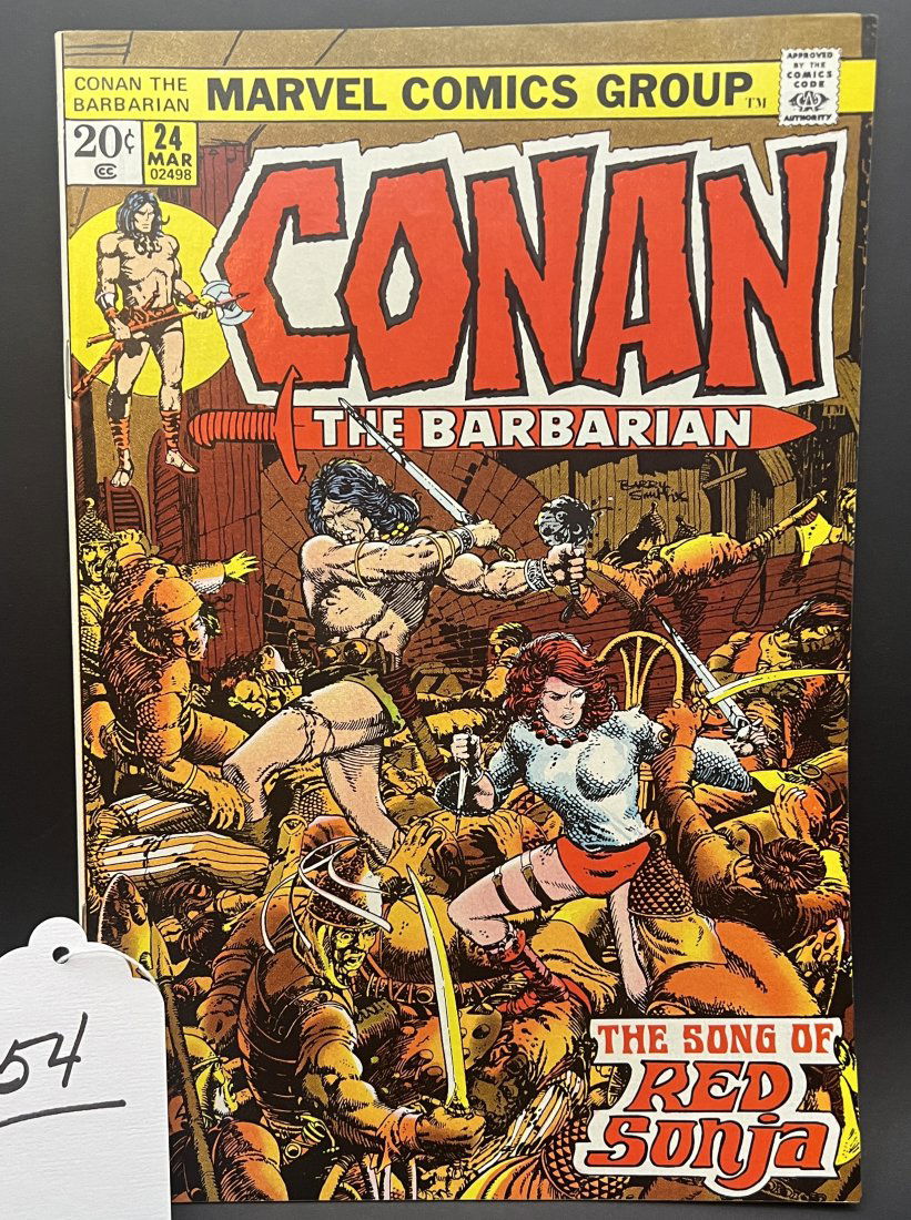 Marvel Comics Conan The Barbarian Issue No. 24 The Song of Red Sonja (1 of 2)