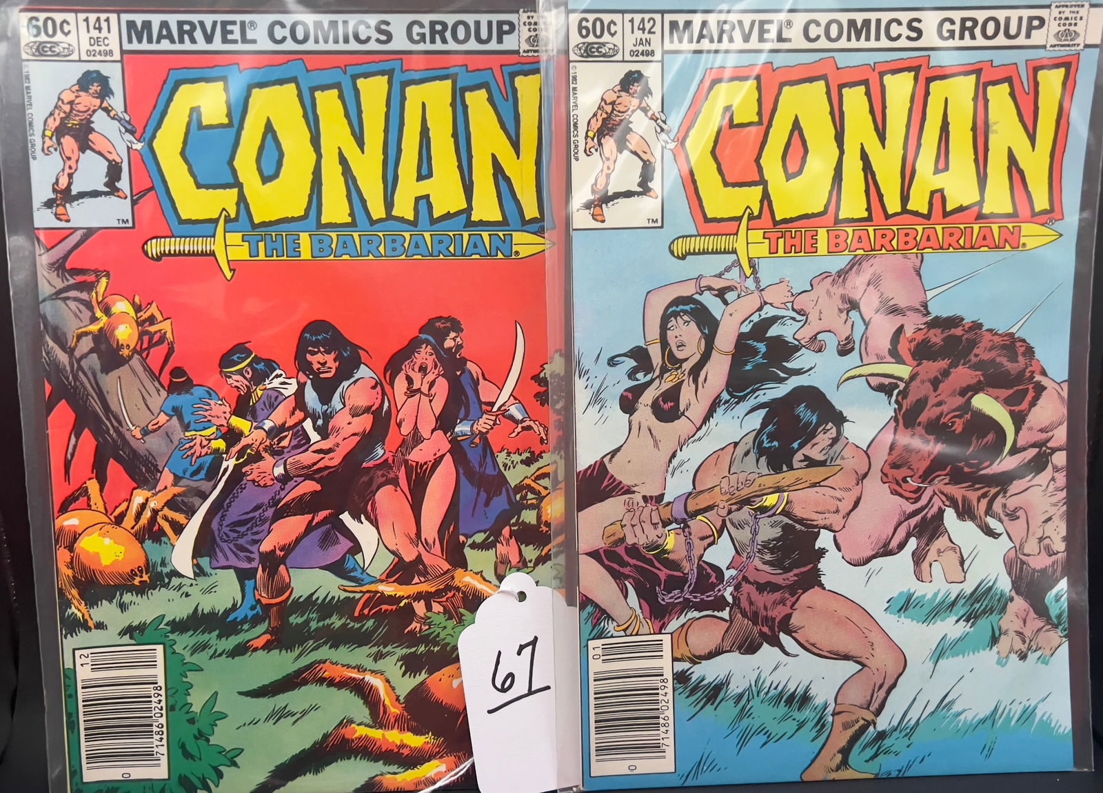 Marvel Comics Conan The Barbarian Issues No.141 - 150 (1 of 13)