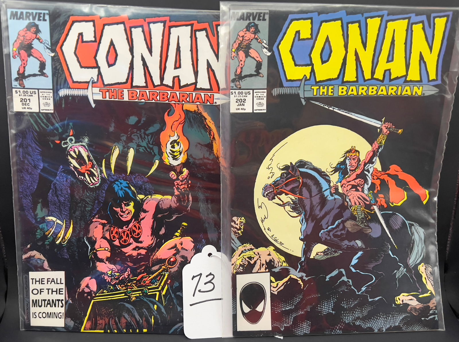 Marvel Comics Conan The Barbarian Issues No.201 - 210 (1 of 9)