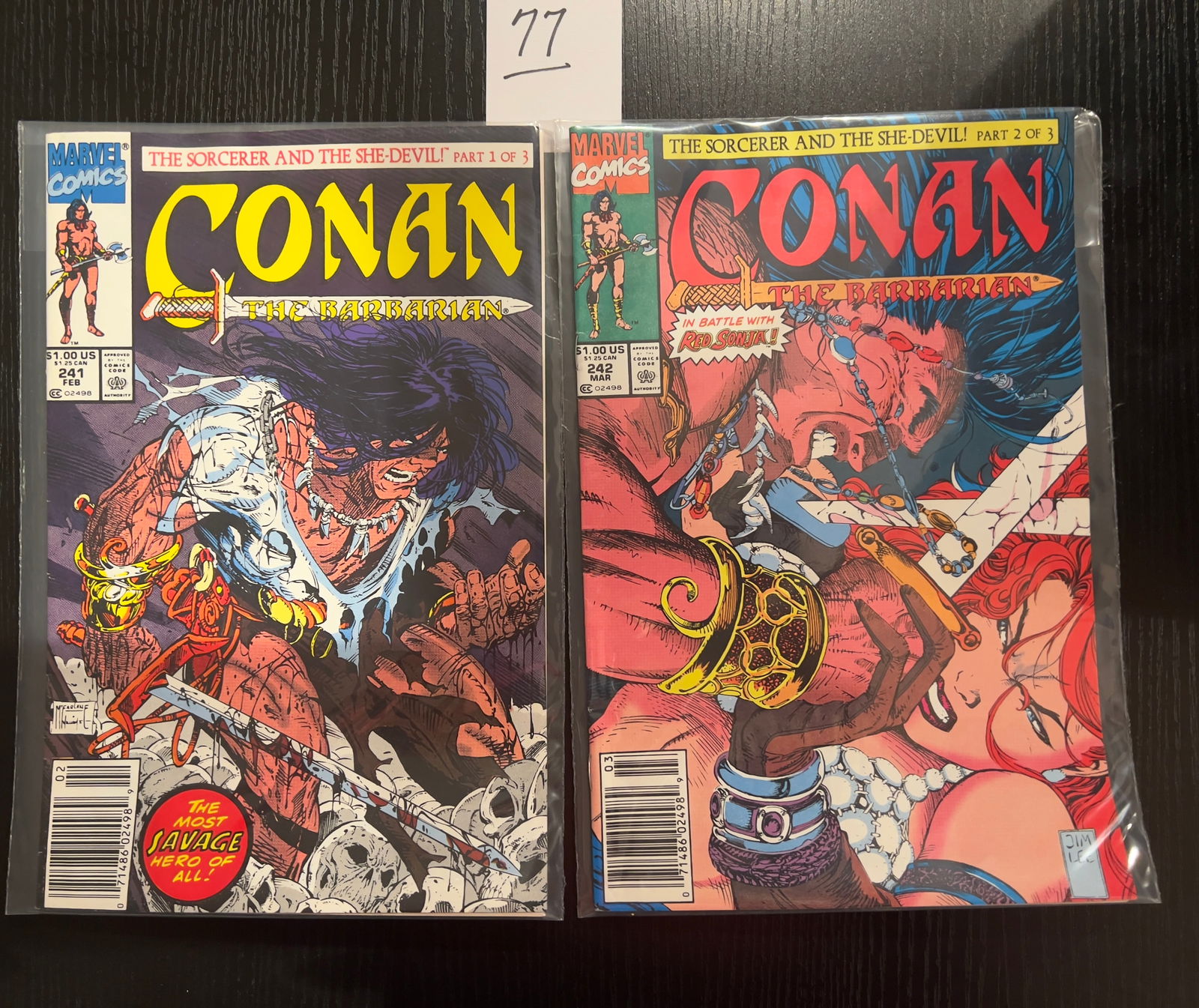 Marvel Comics Conan The Barbarian Issues No. 241 - 248 (1 of 8)
