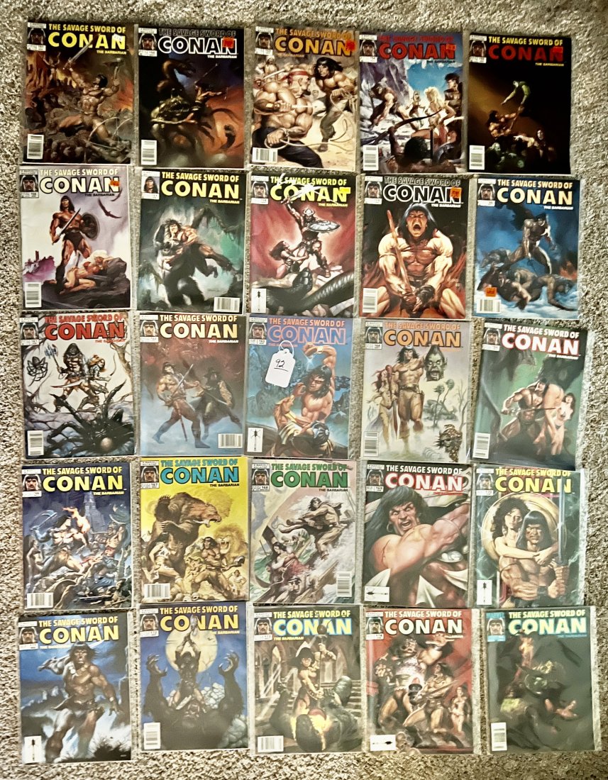 Curtis Comics The Savage Sword of Conan No. 151 - 175: Curtis Comics The Savage Sword of Conan No. 151 - 175 1988 - 1990